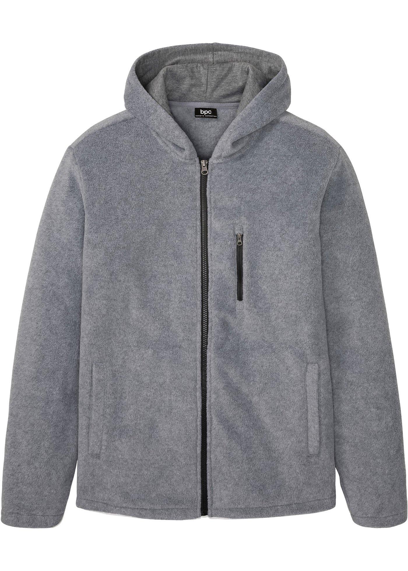 Gilet polaire à capuche