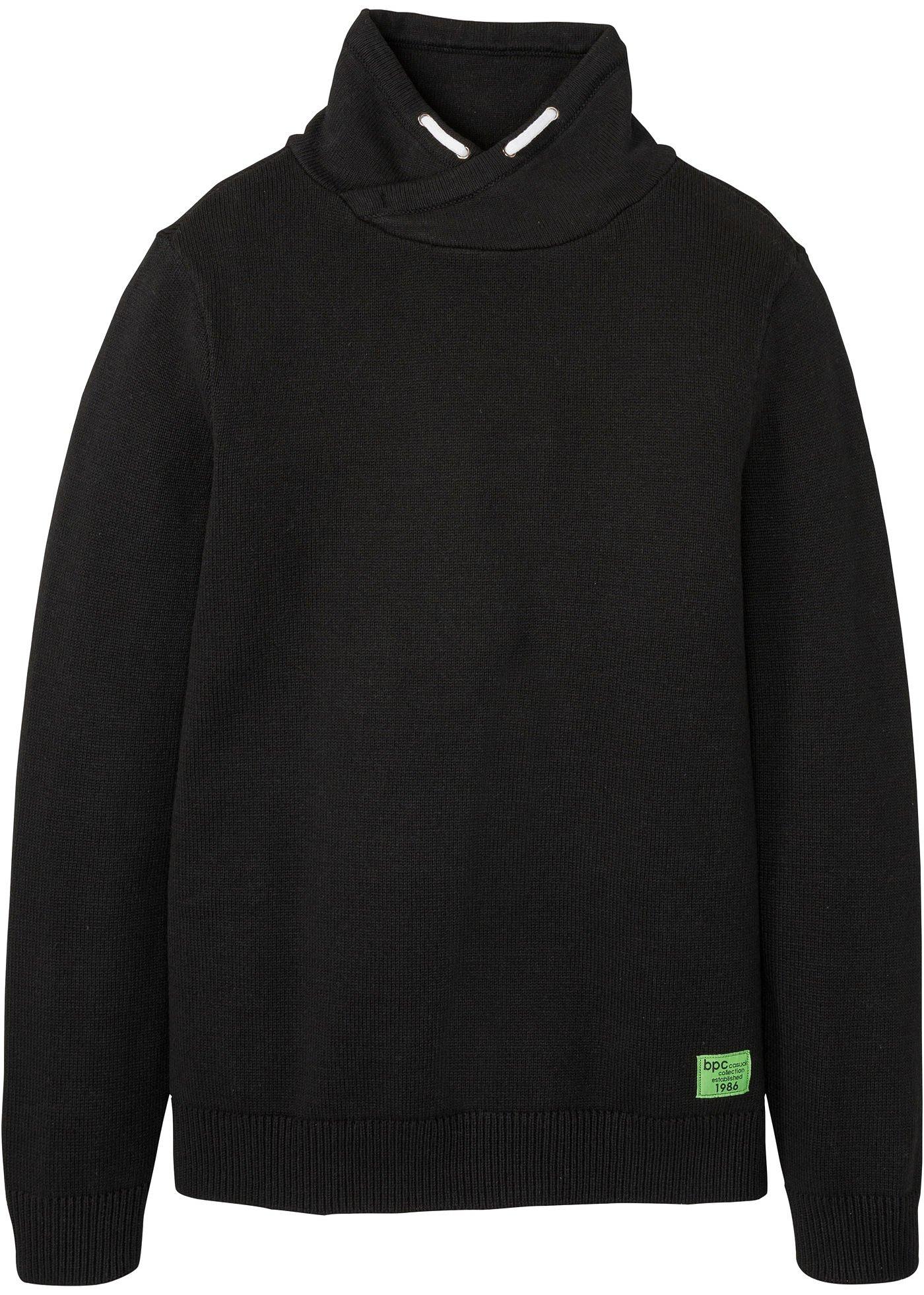 Pull à col châle en matières recyclées