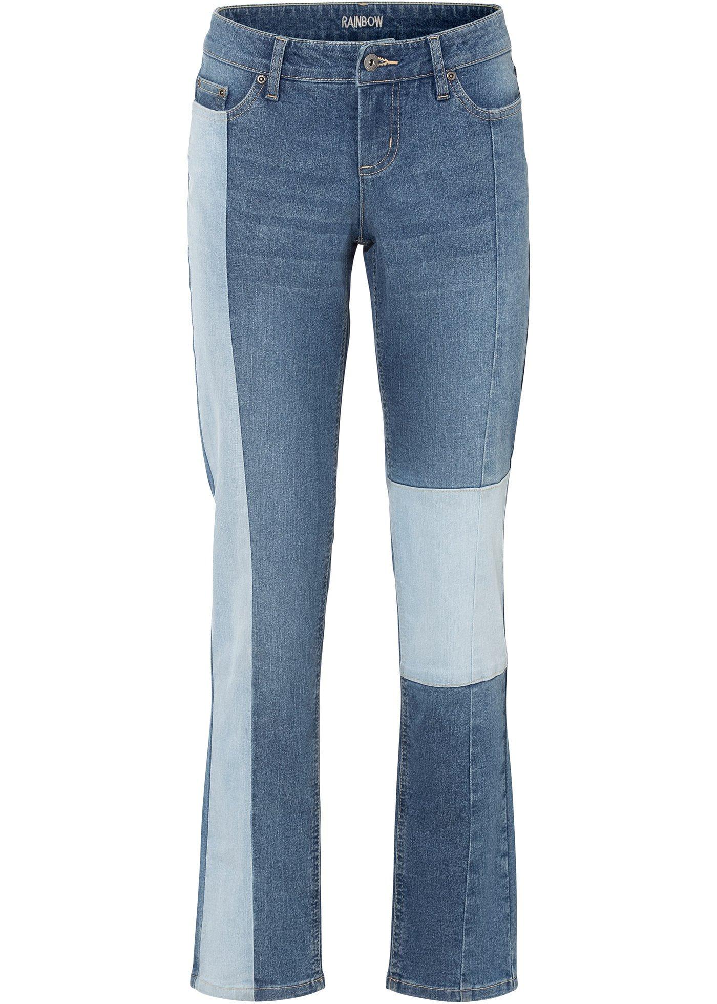 Jean Straight patchwork