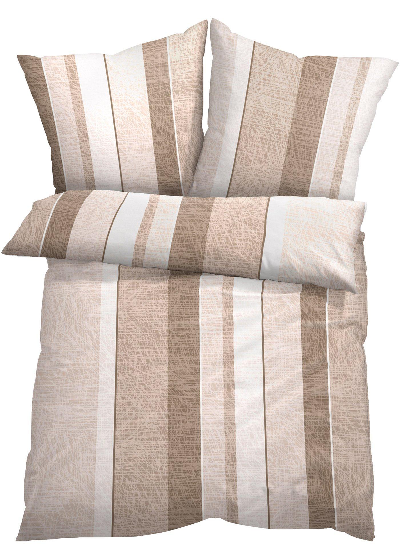 Parure de lit avec rayures