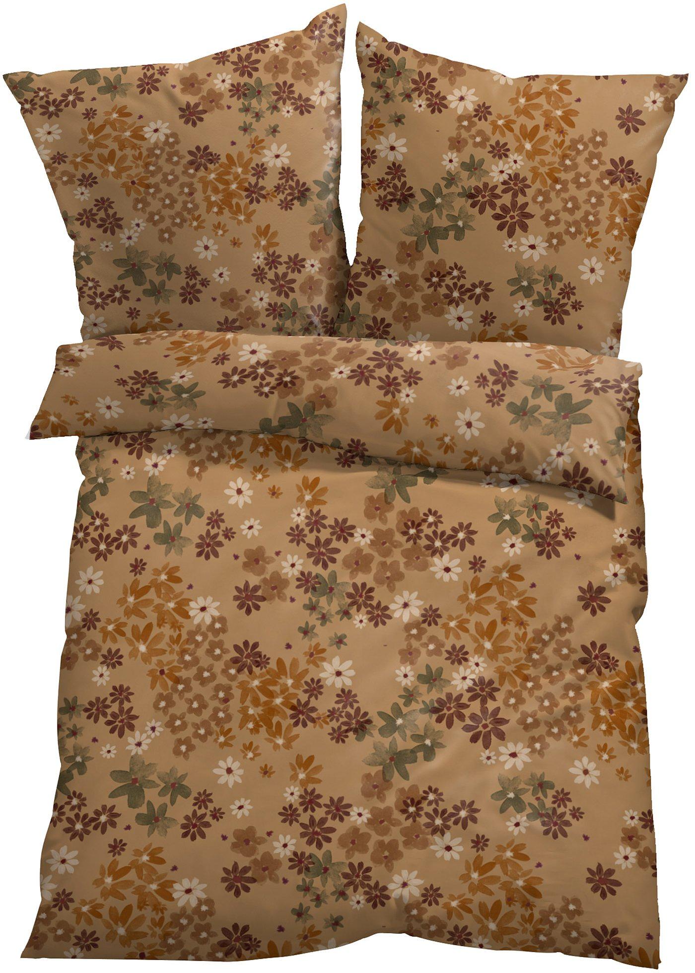 Parure de lit avec fleurs