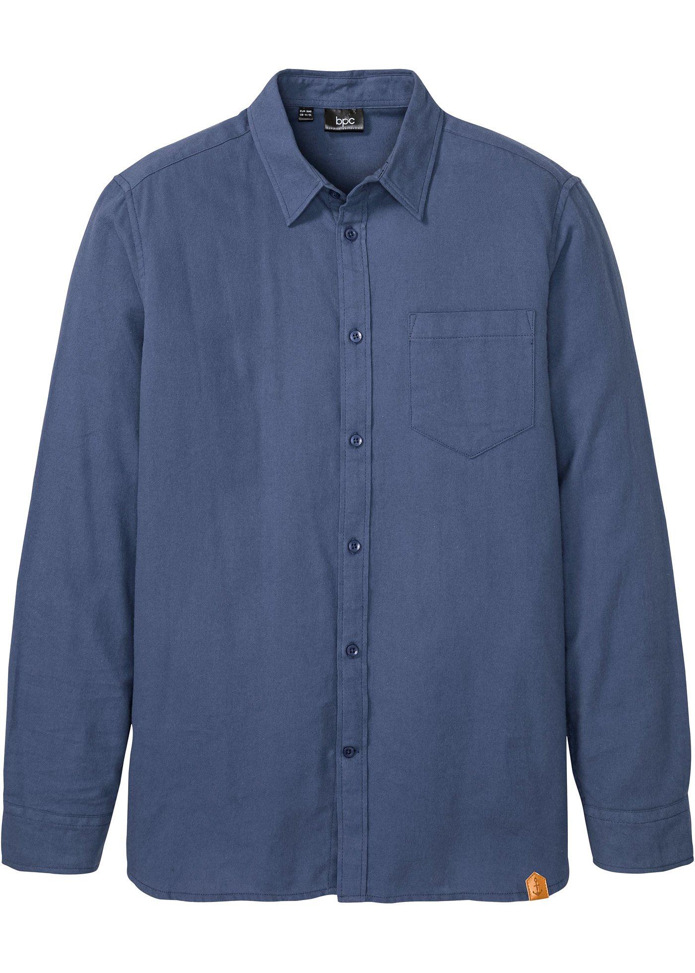 Chemise manches longues en flanelle