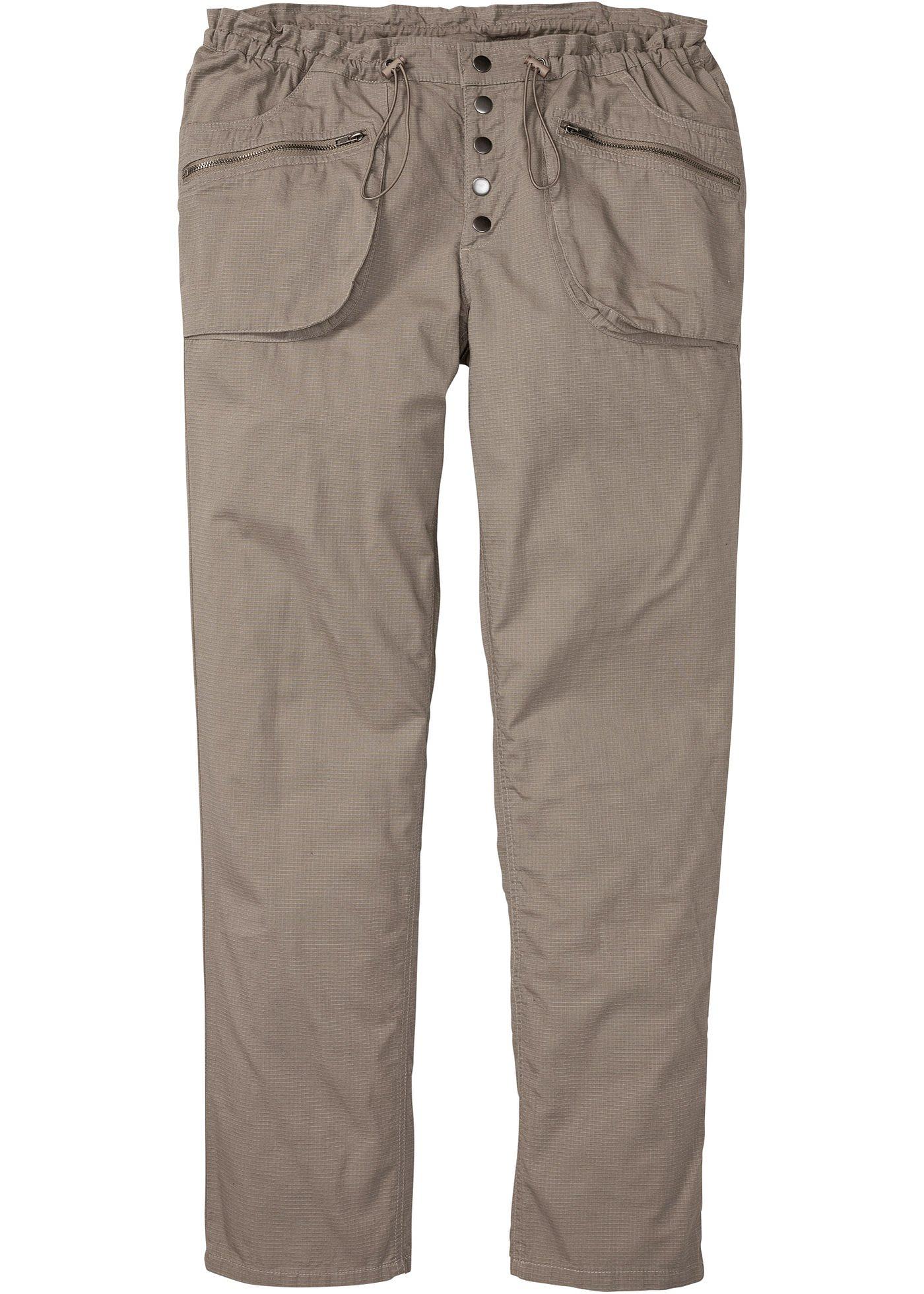 Pantalon taille extensible Regular Fit, Straight