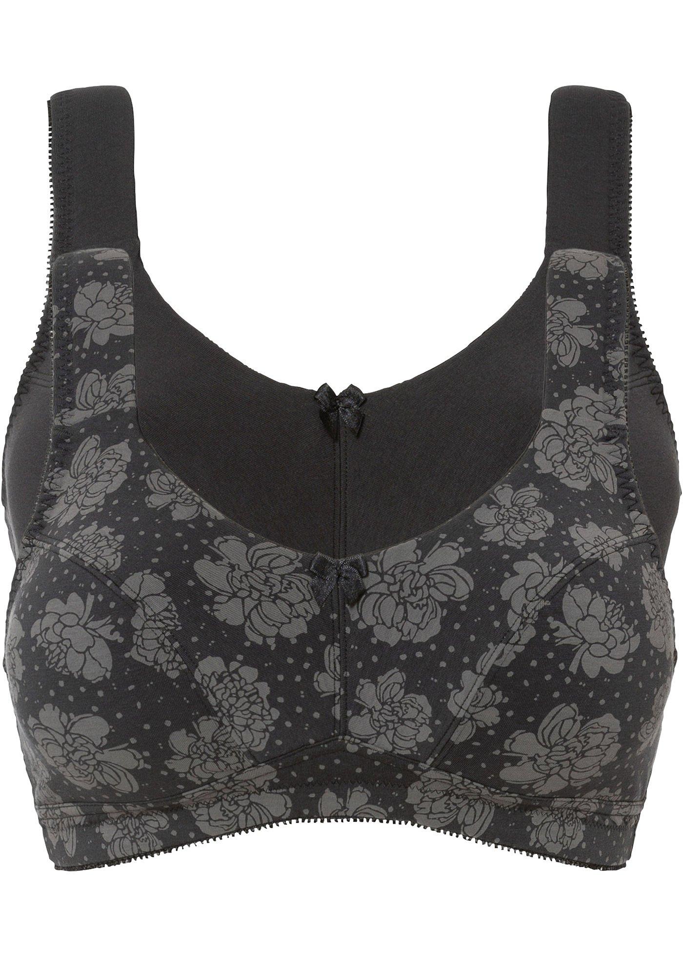 Lot de 2 soutiens-gorge sans armatures avec coton bio