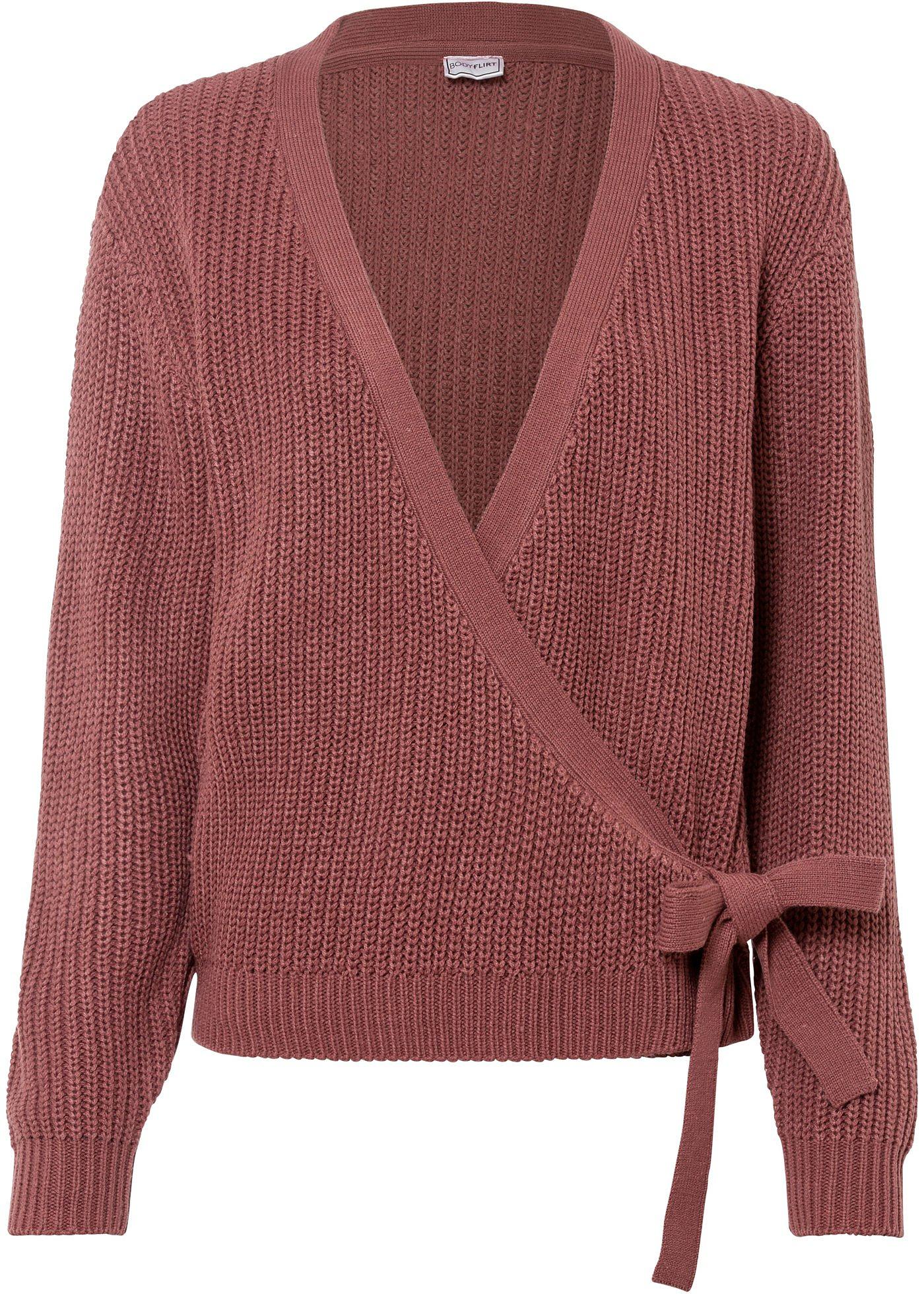 Gilet en maille portefeuille