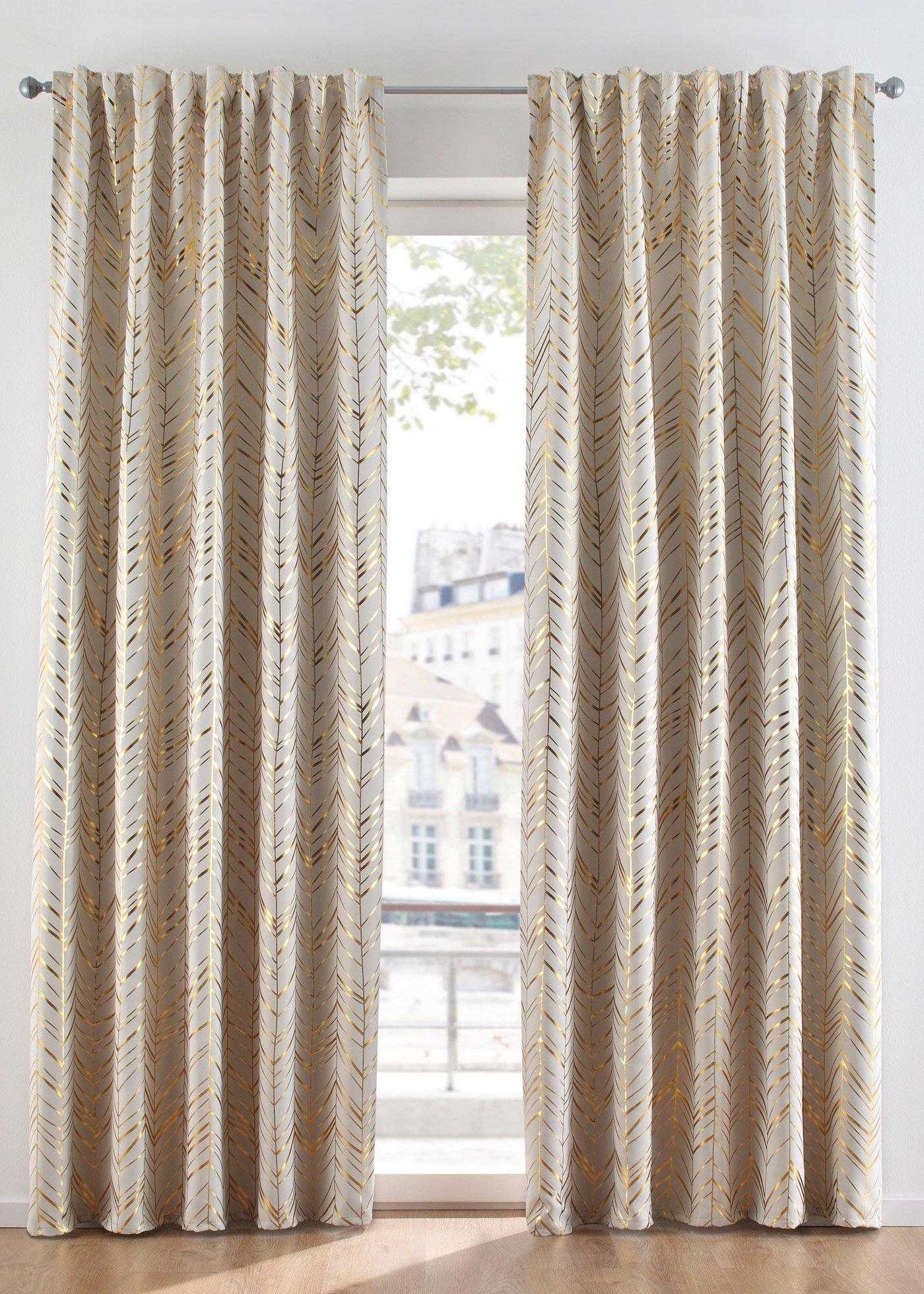 Panneau occultant à imprimé brillant (1 pce.)