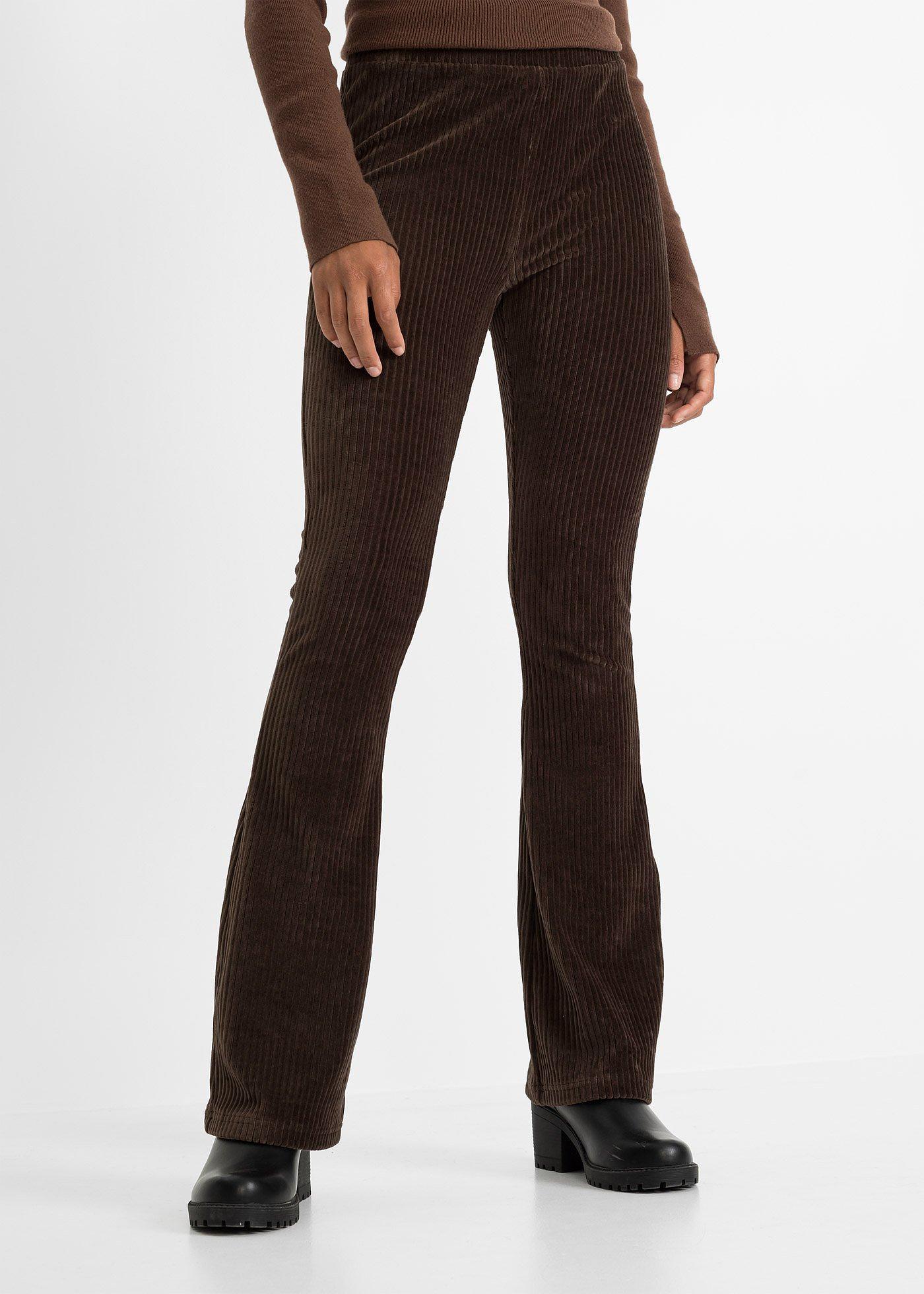 Pantalon Velours Côtelé Marron Fluide Taille 48 Par Edmond Boublil - Neuf Avec étiquettes