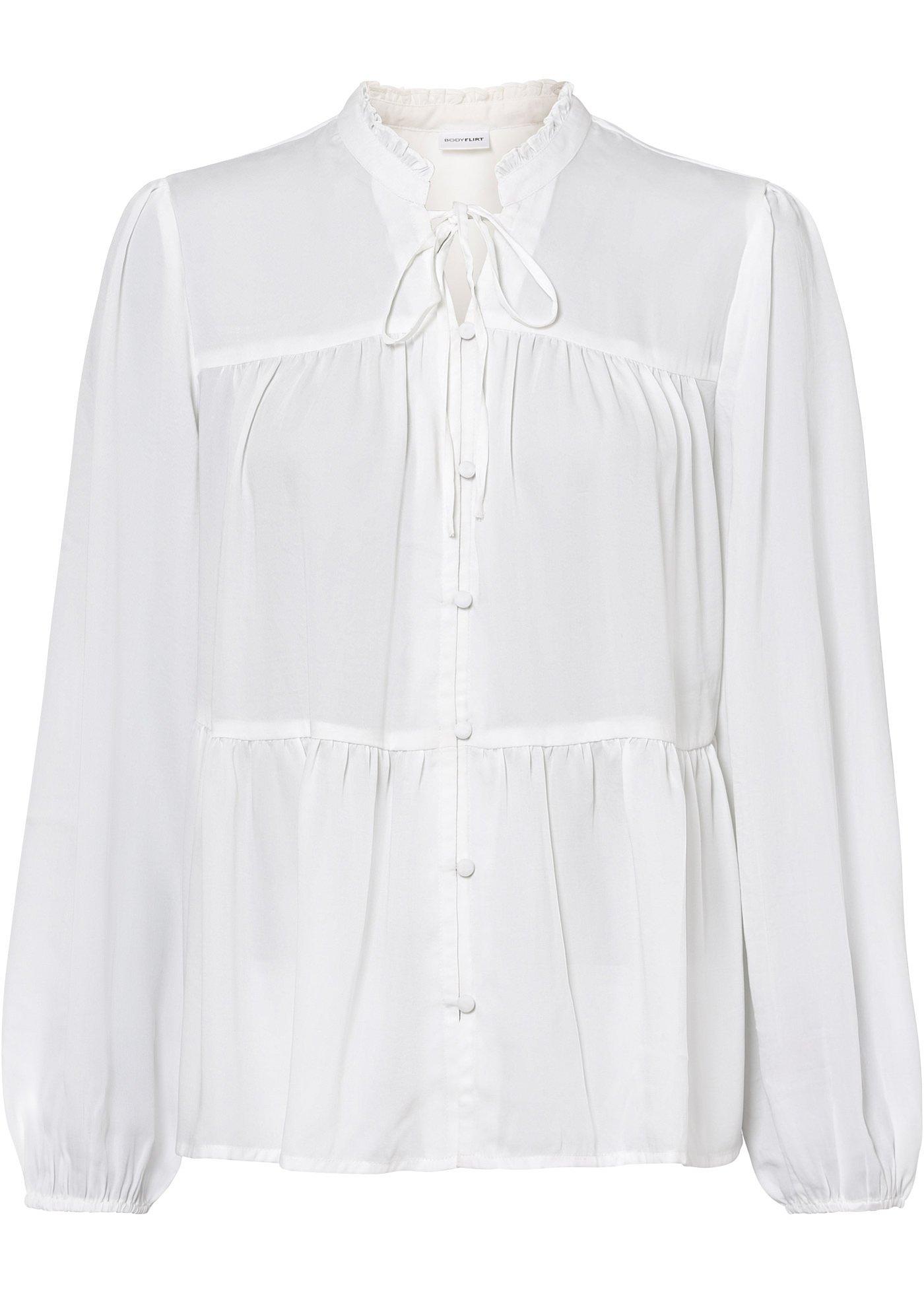 Chemisier en satin en polyester recyclé