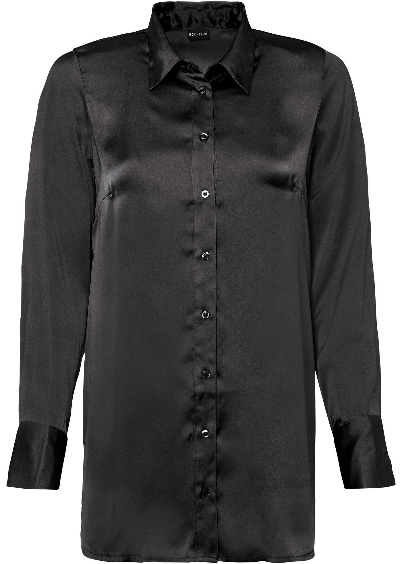 Chemisier long en satin