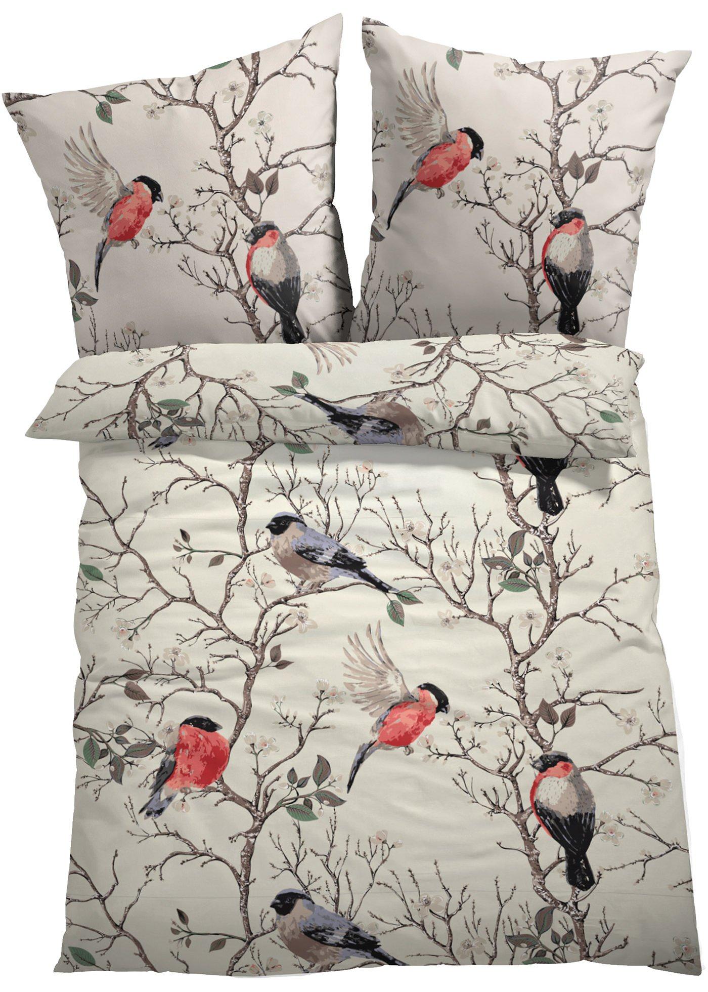 Parure de lit avec oiseau