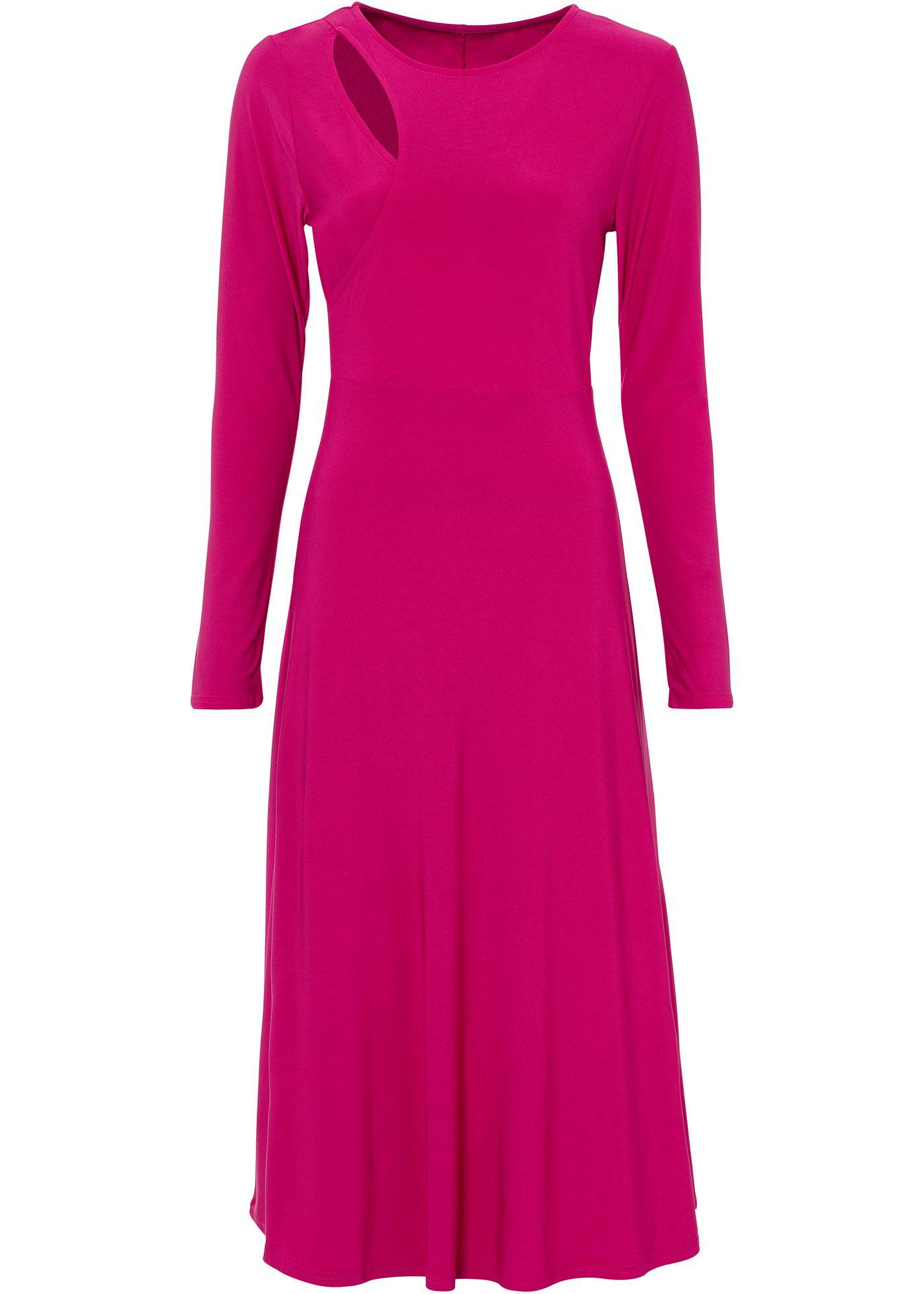 Robe midi avec découpe