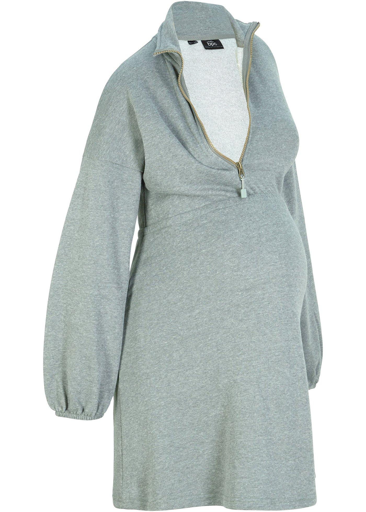Robe sweat-shirt de grossesse et d'allaitement