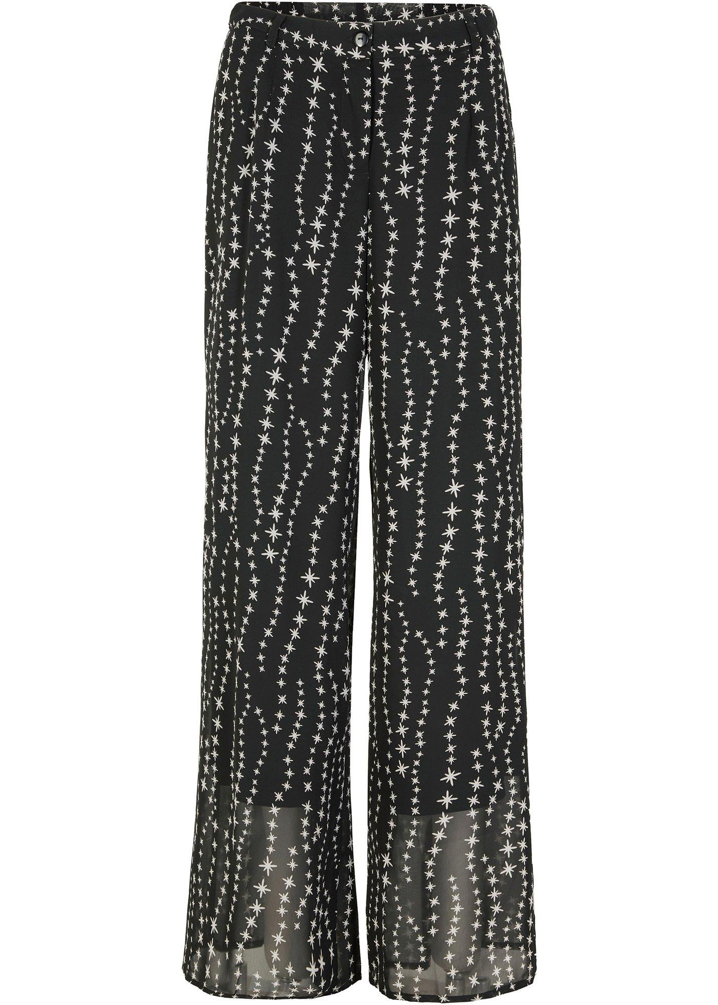Pantalon palazzo en chiffon