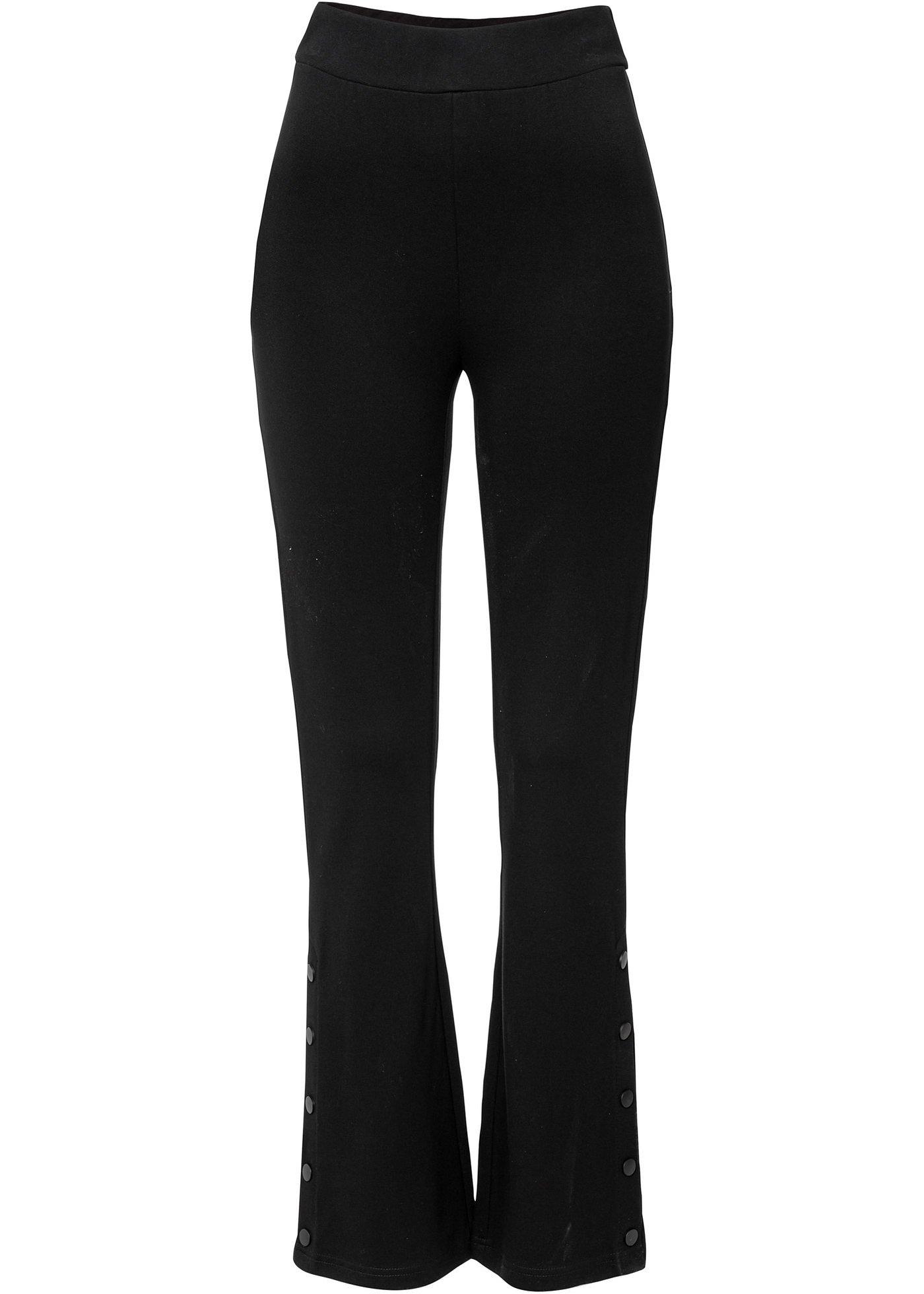 Pantalon évasé avec boutons avec viscose durable