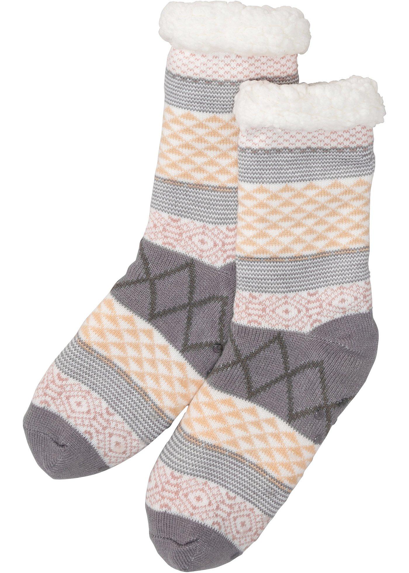 Chaussettes douillettes avec doublure peluche