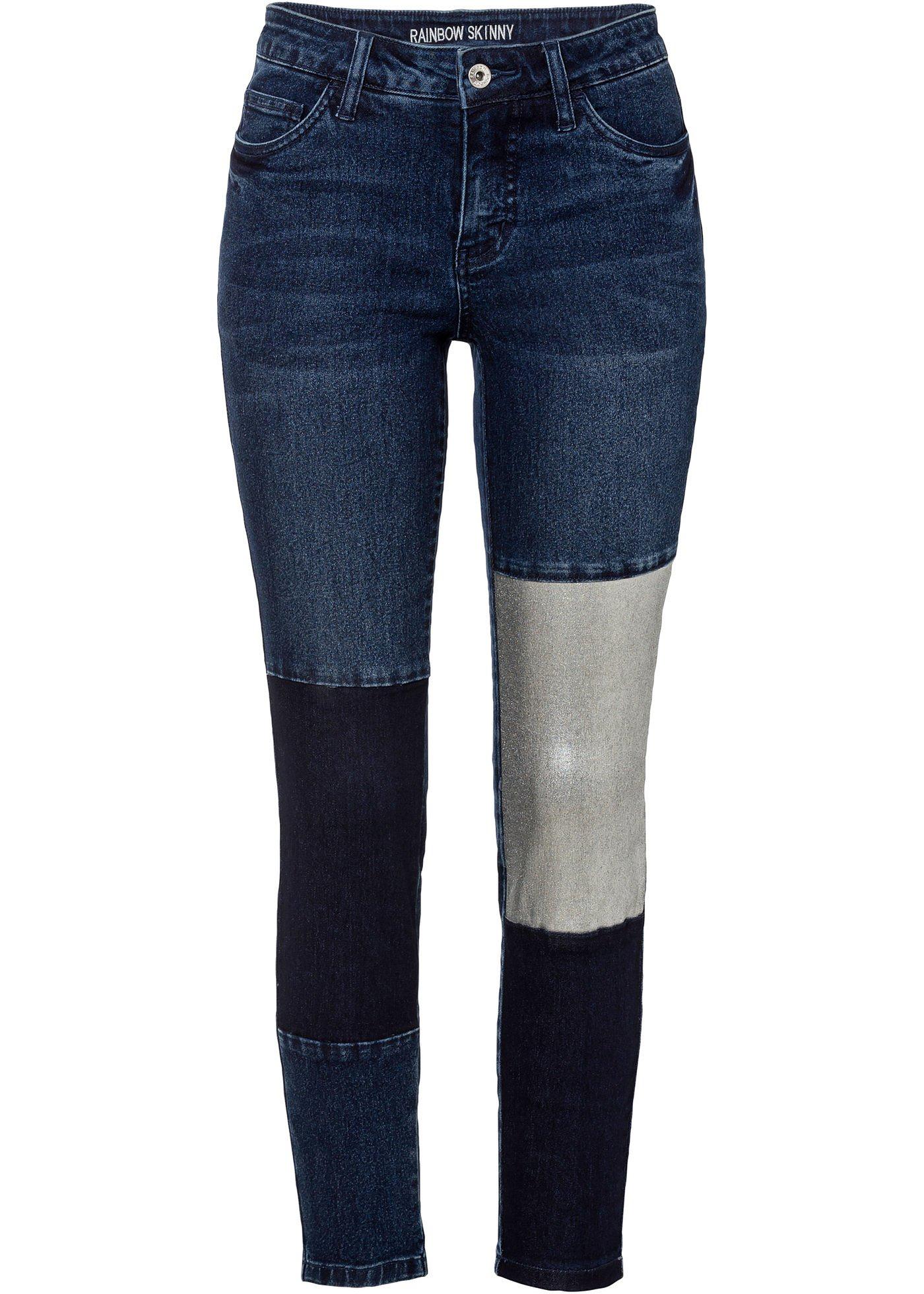 Jean super Skinny avec patches brillants