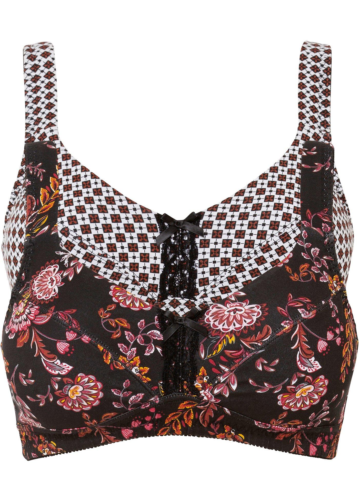 Lot de 2 soutiens-gorge sans armatures avec coton