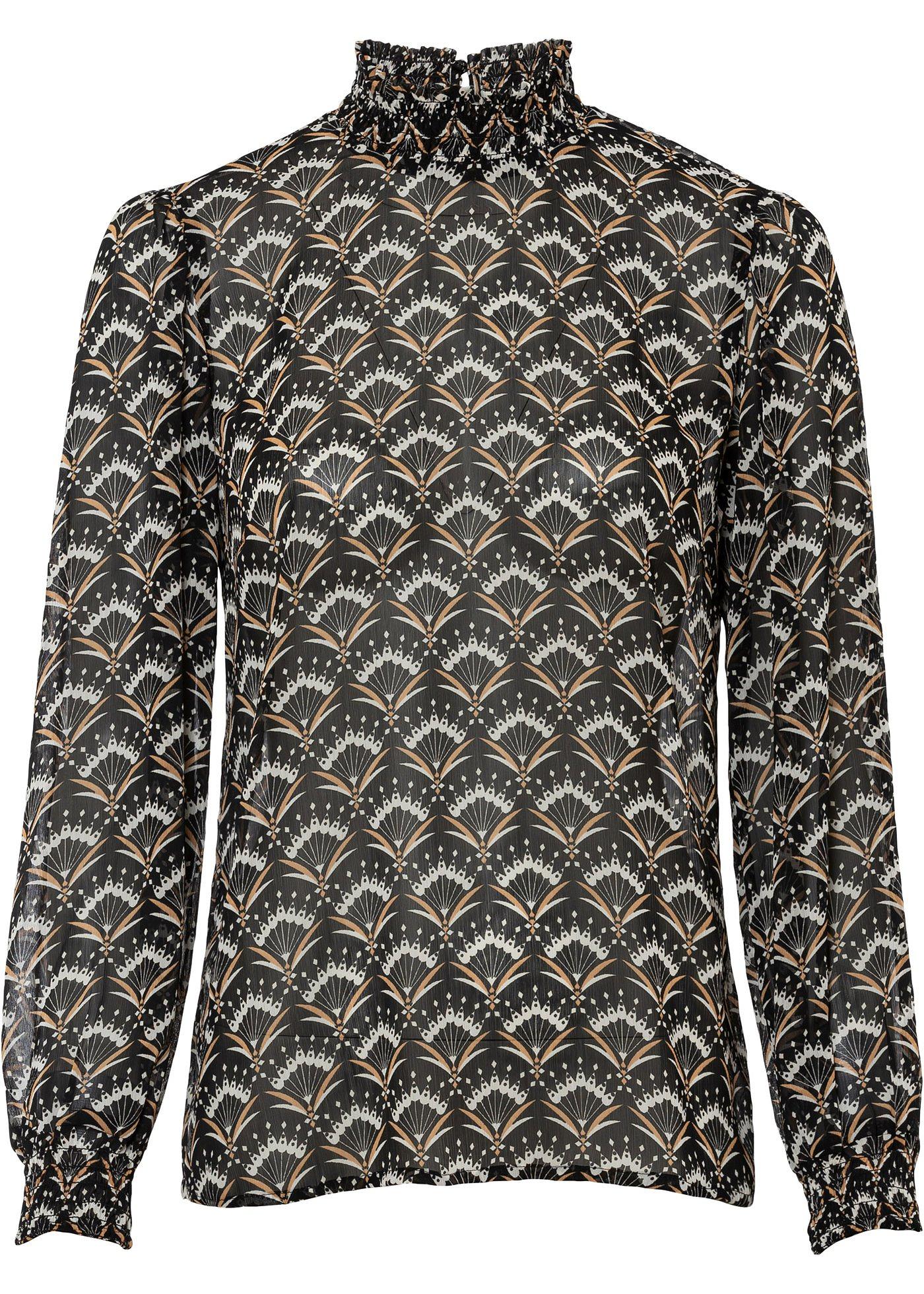 Blouse en chiffon en polyester recyclé