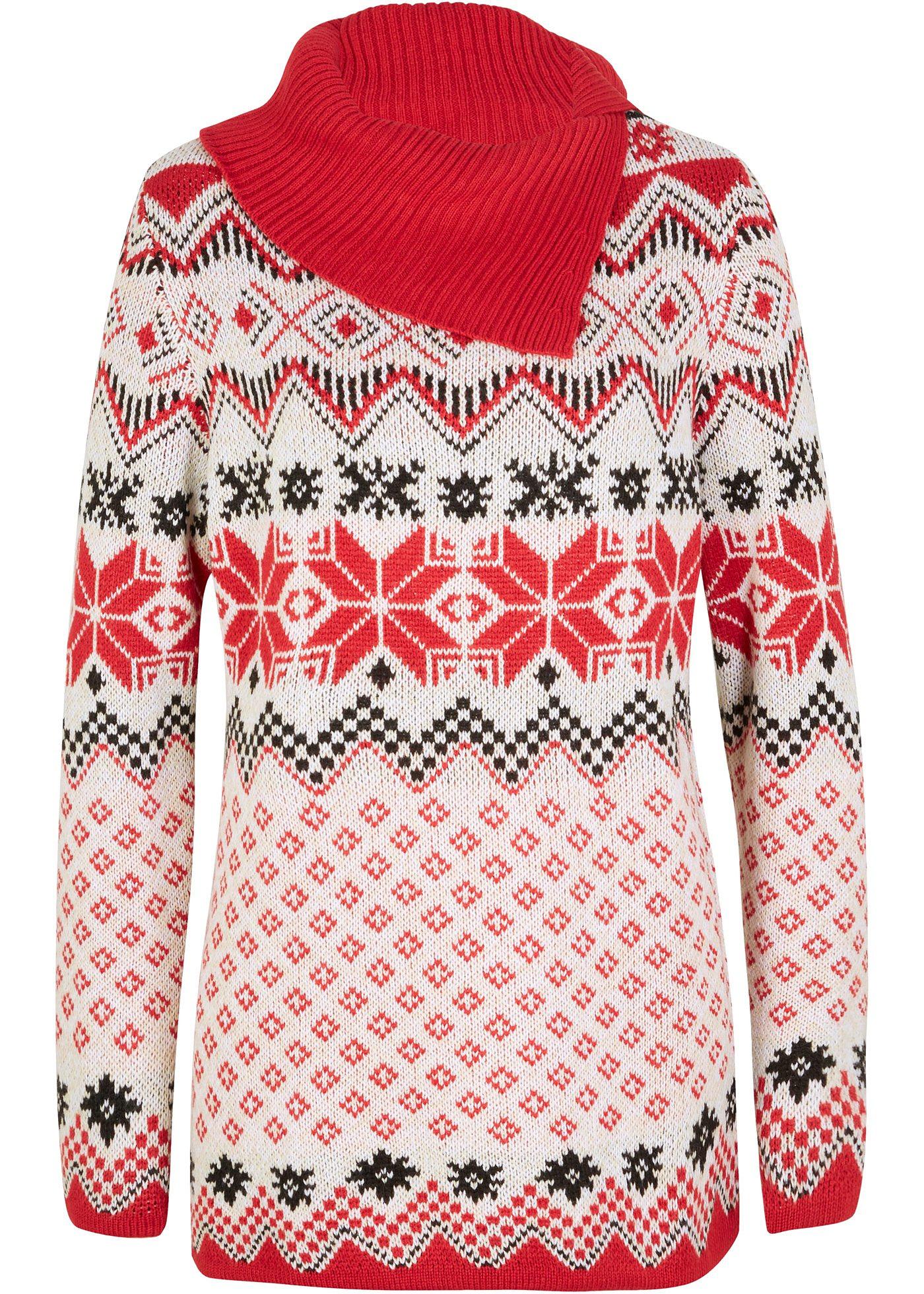 Pull à col roulé avec fente