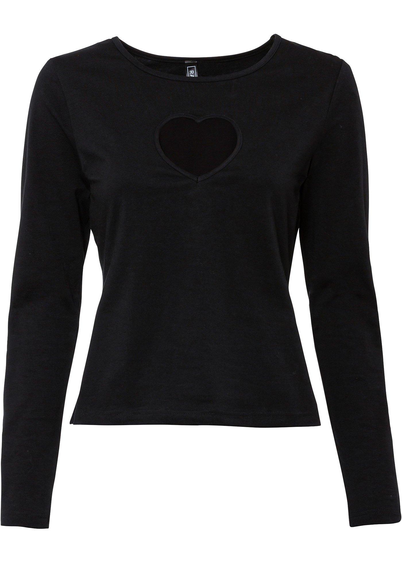 T-shirt avec découpe cœur en coton