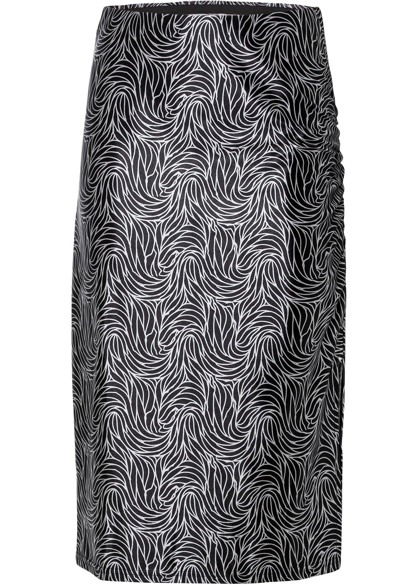 Jupe en jersey brillant