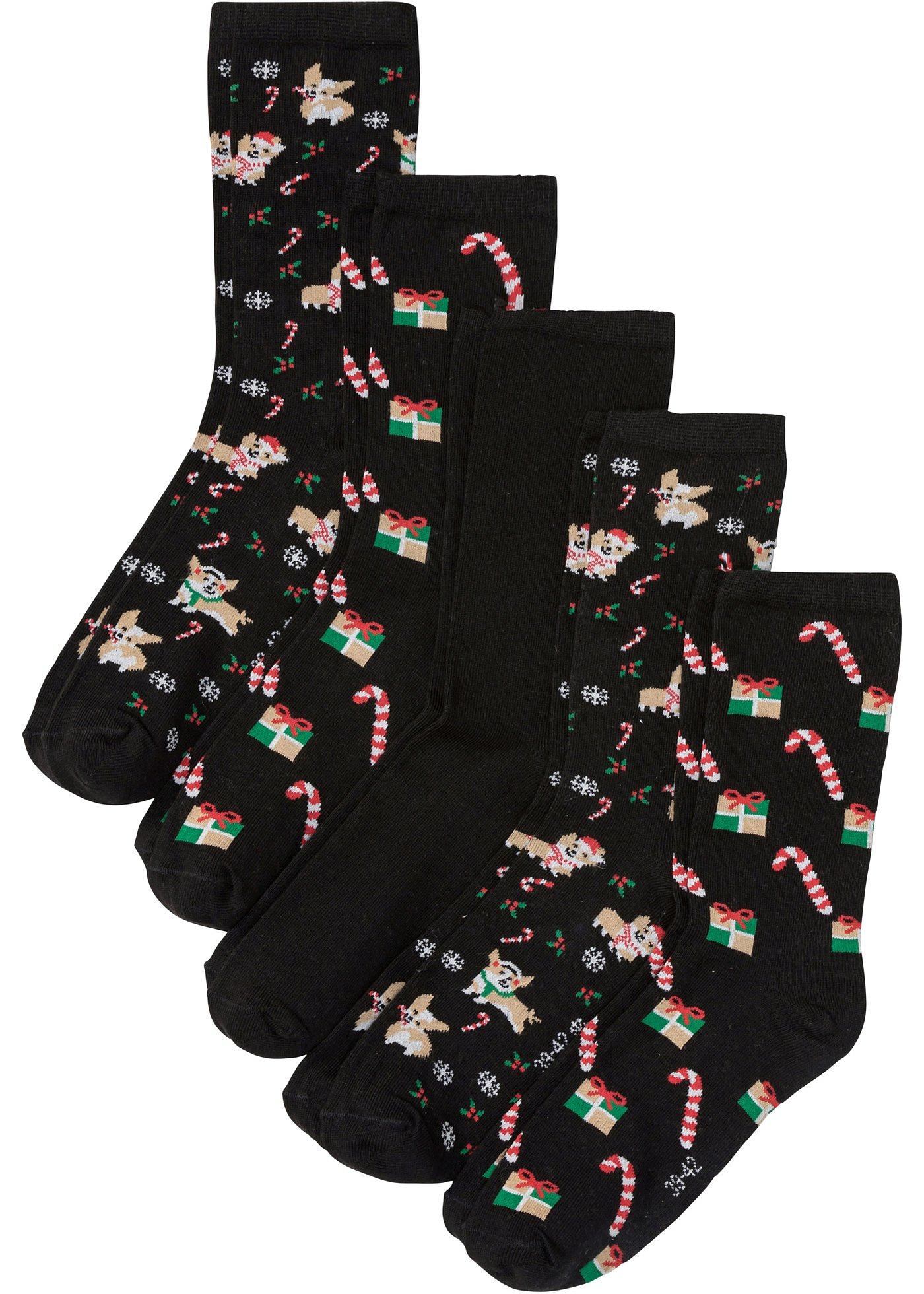 Lot de 5 paires de chaussettes avec carte cadeau