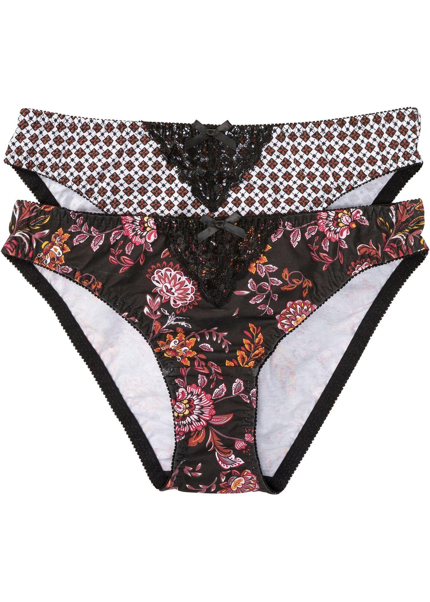 Lot de 2 slips avec coton