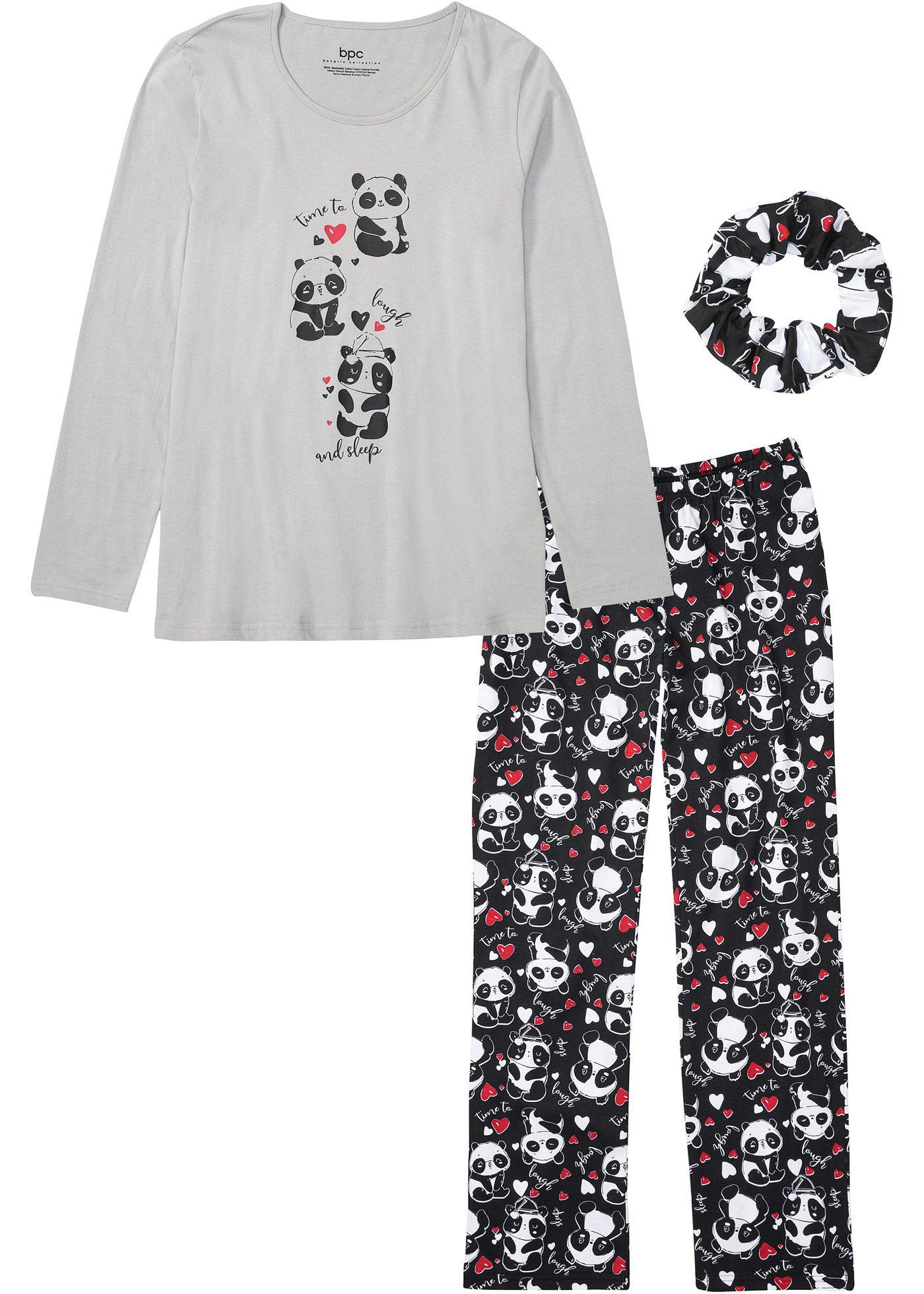 Pyjama avec chouchou pour cheveux