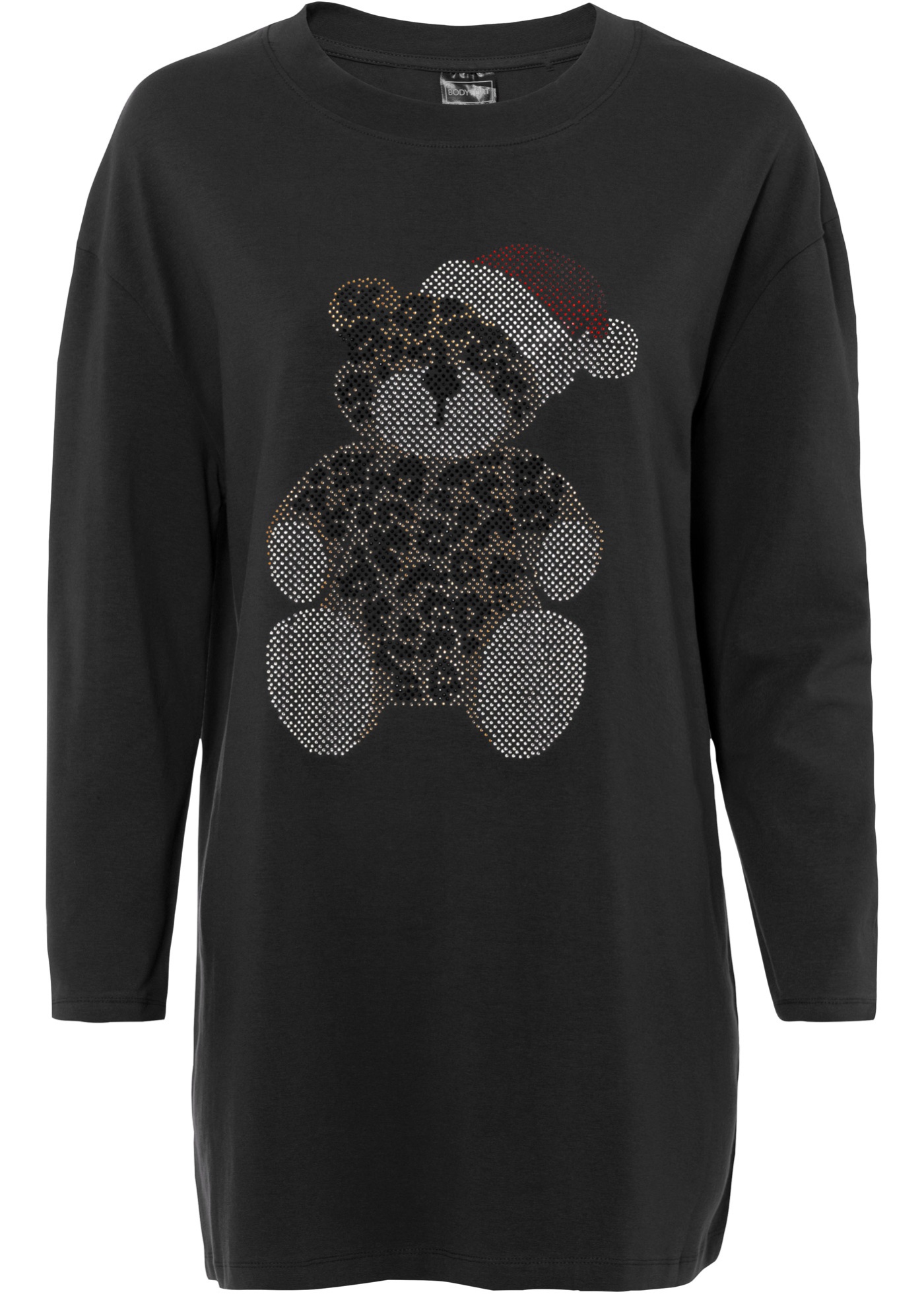 T-shirt de Noël avec motif ourson