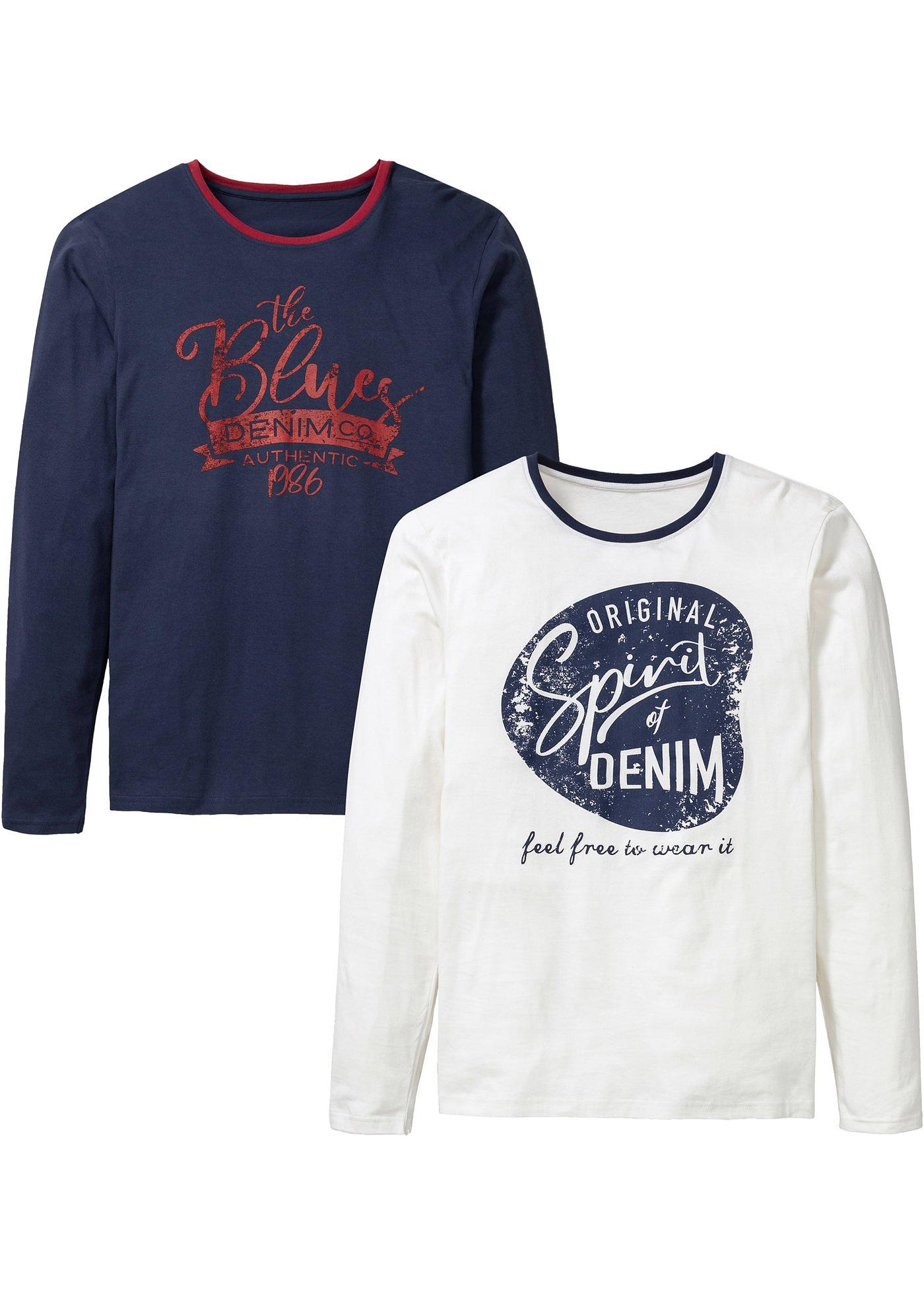 Lot de 2 T-shirts manches longues