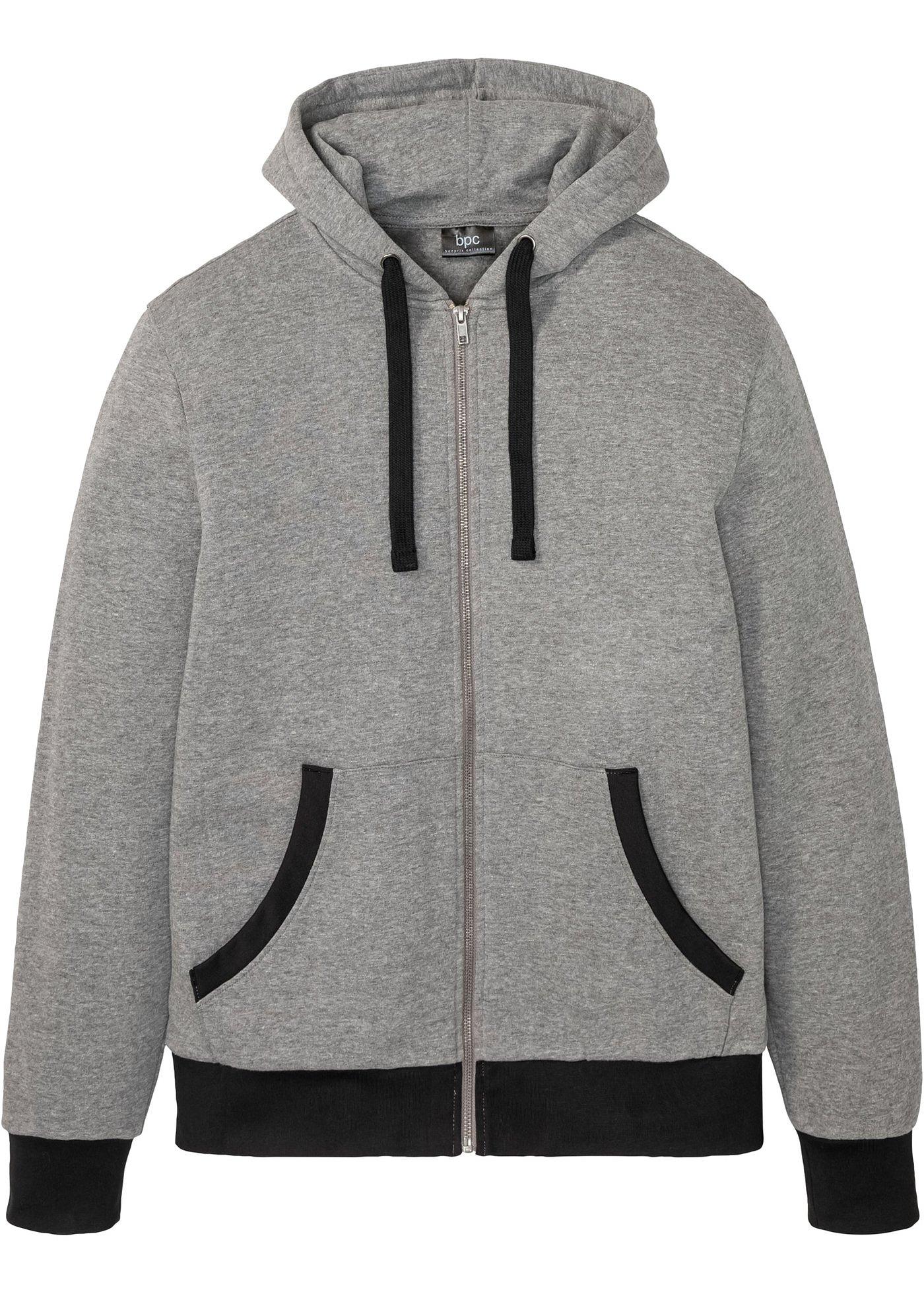 Gilet sweat à capuche
