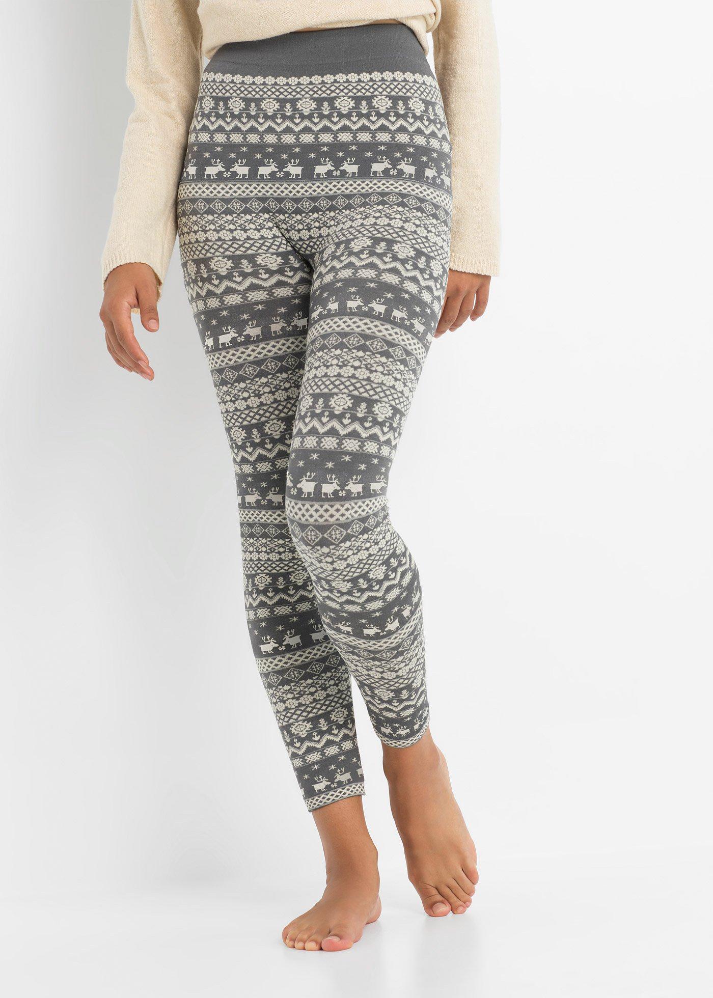 Sport Leggings Damen Thermo Leggings Damen - Thermoleggings Damen Winter Gefütterte Flauschige Plüsch-leggings Premium