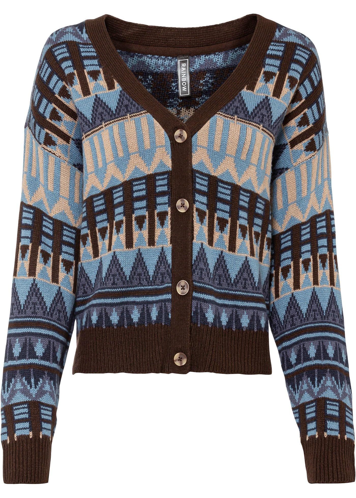 Gilet en maille à motif Fair Isle