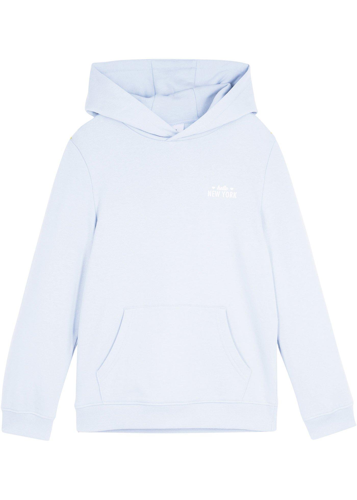 Sweat-shirt à capuche fille en coton