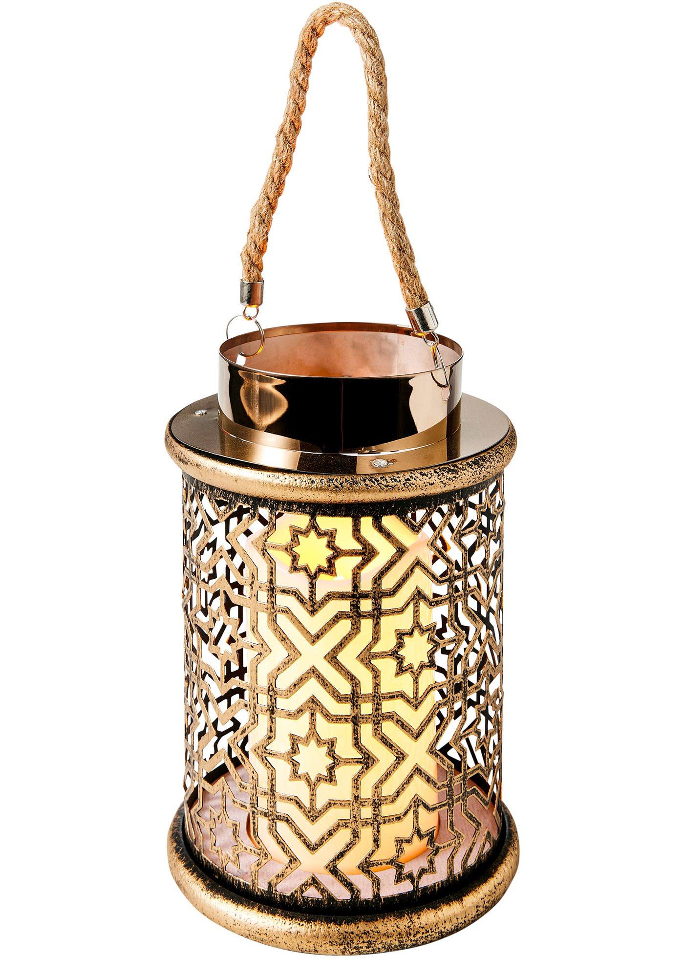 Lanterne avec bougie à LED