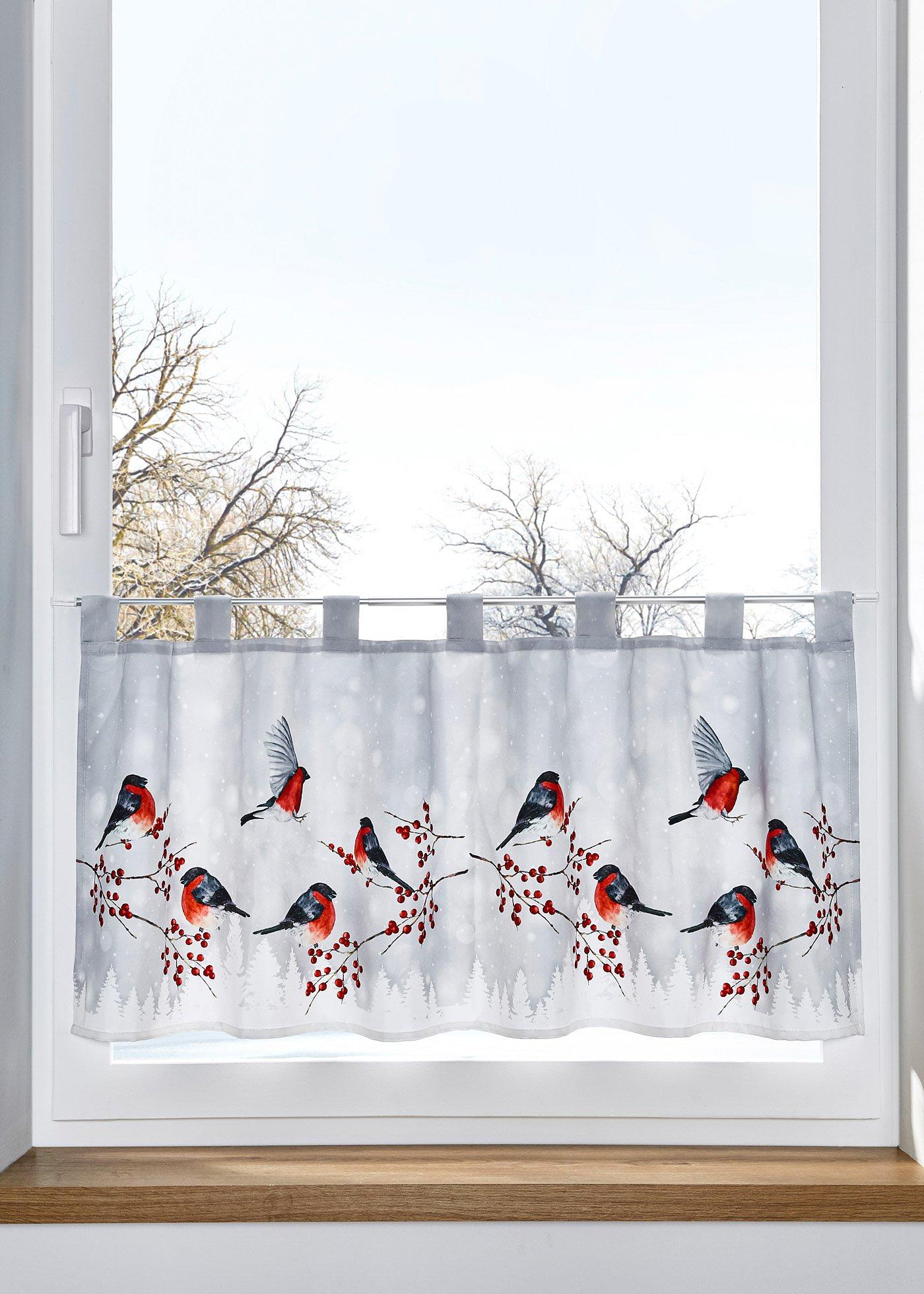 Brise-bise avec imprimé oiseau