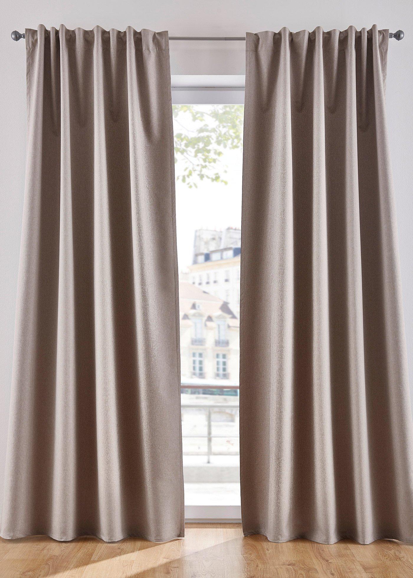 Panneau occultant structuré en jacquard (1 pce.)