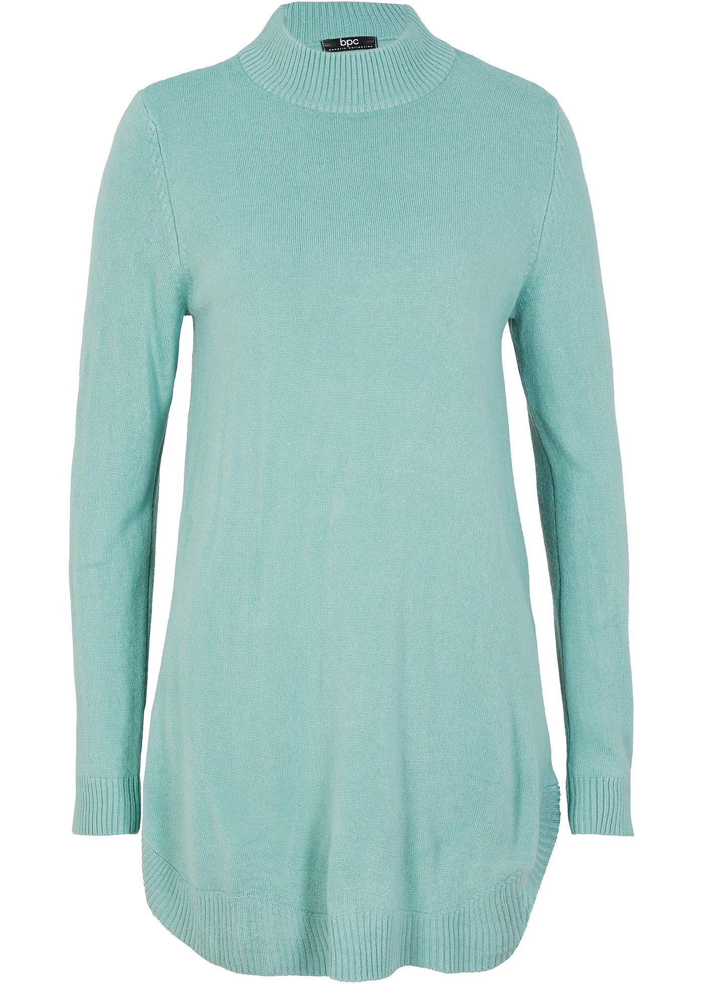 Pull en fine maille à col haut