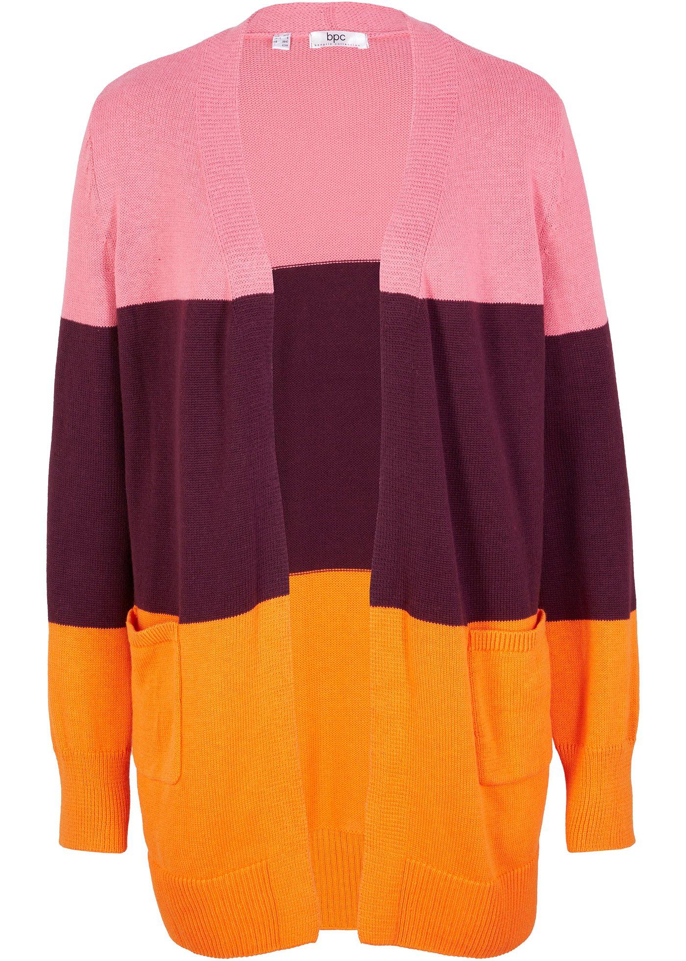 Gilet ample en maille, manches longues