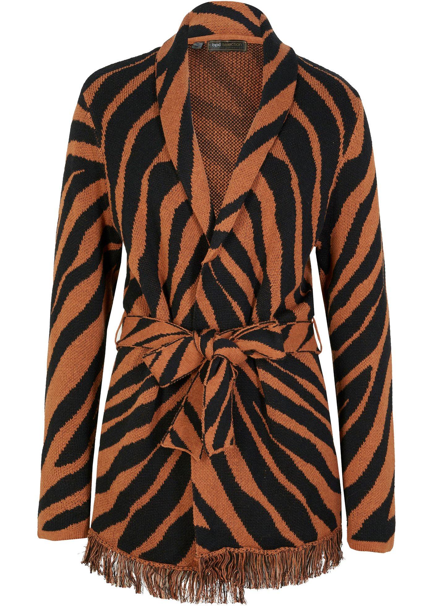 Gilet en maille à nouer