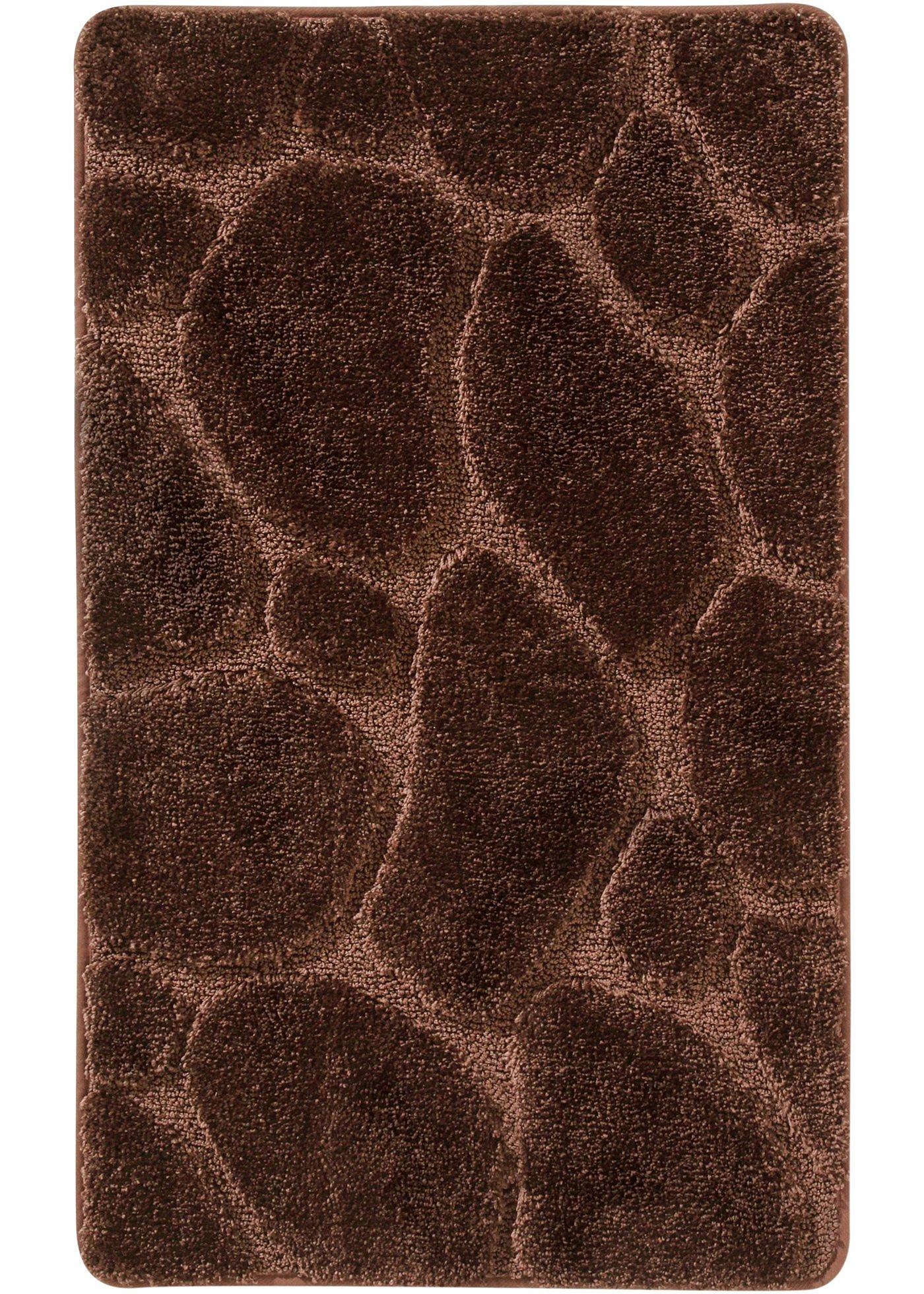 Tapis de salle de bain avec structure en relief
