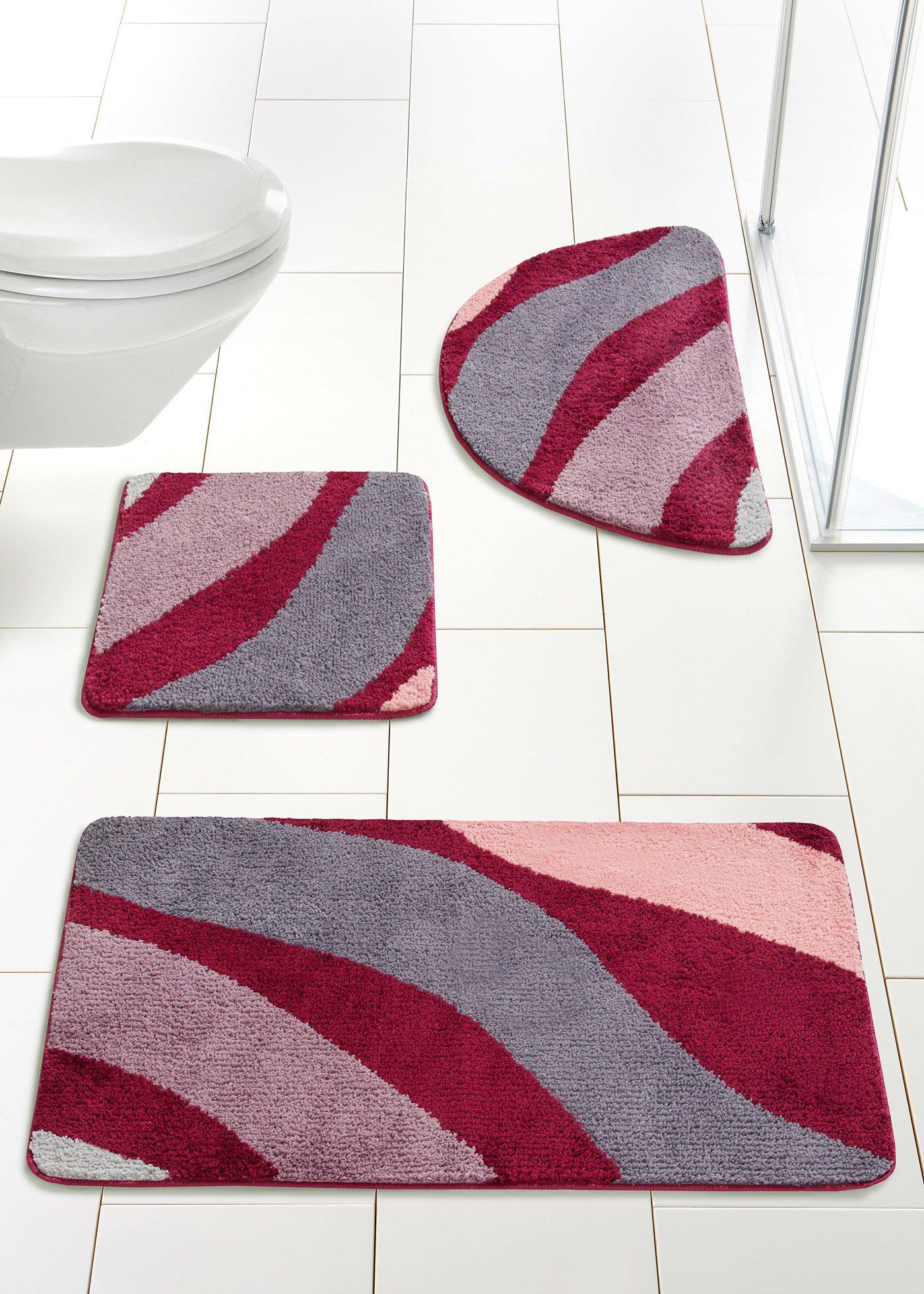 Tapis de salle de bain tufté