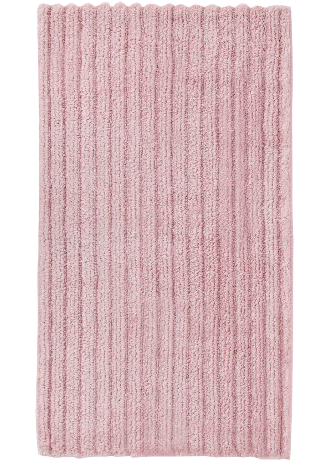 Tapis de salle de bain avec structure rayée