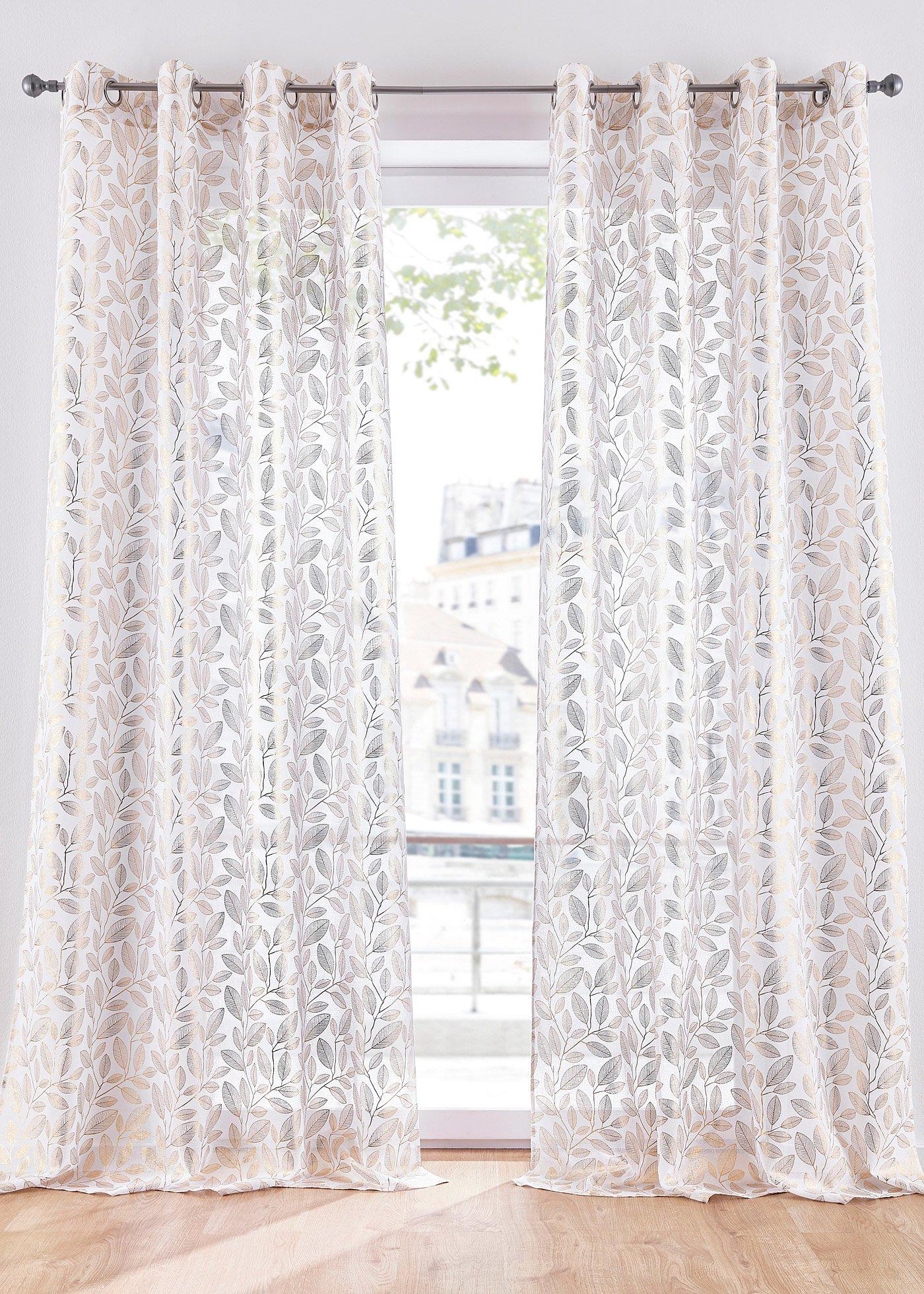 Voilage avec polyester recyclé (1 pce.)