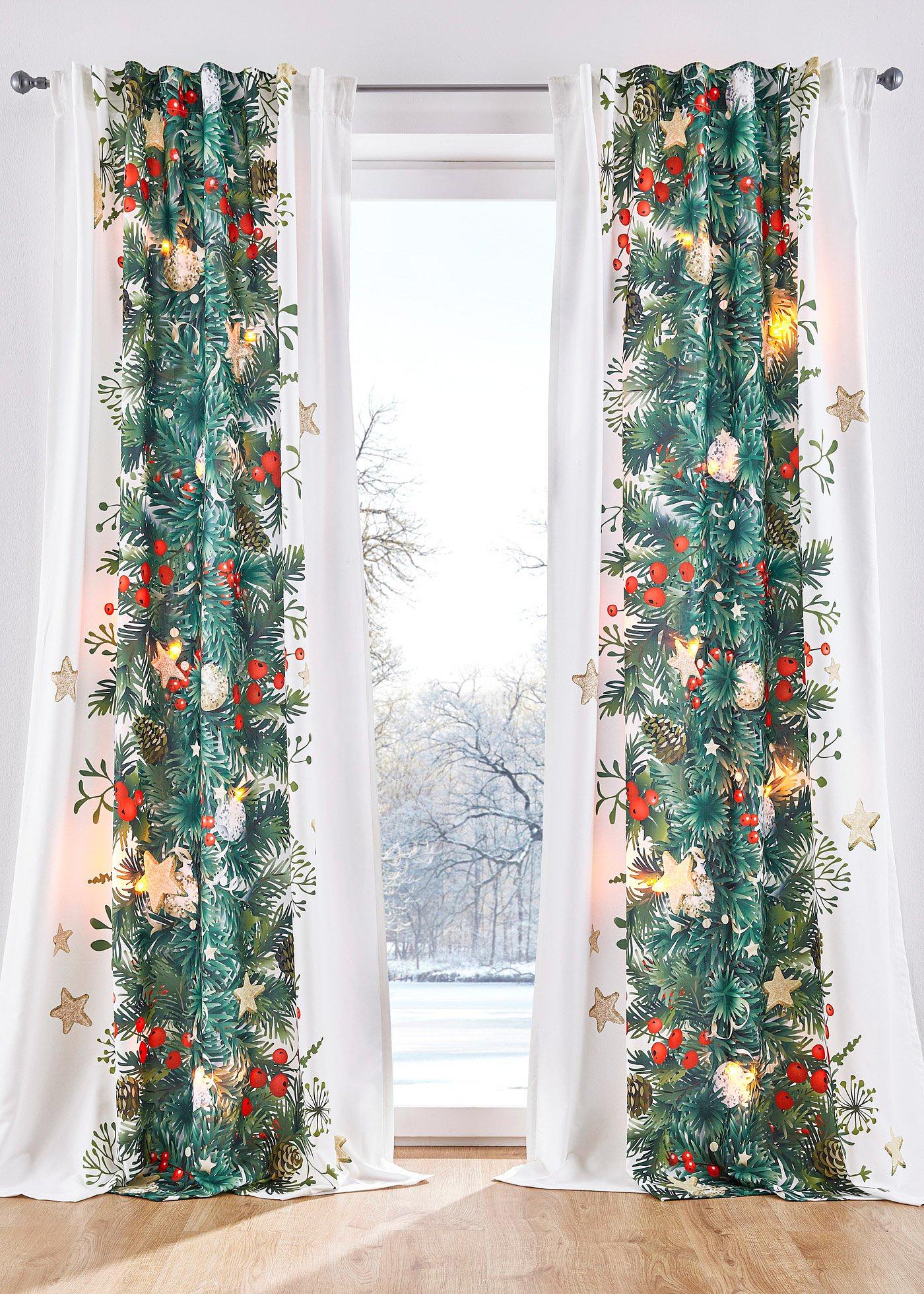 Panneau à LED avec imprimé Noël (1 pce.)