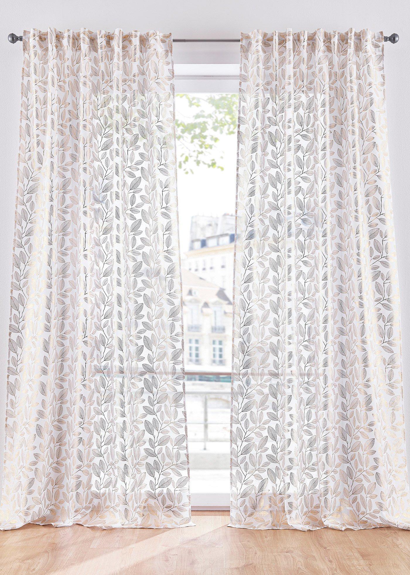 Voilage avec polyester recyclé (1 pce.)