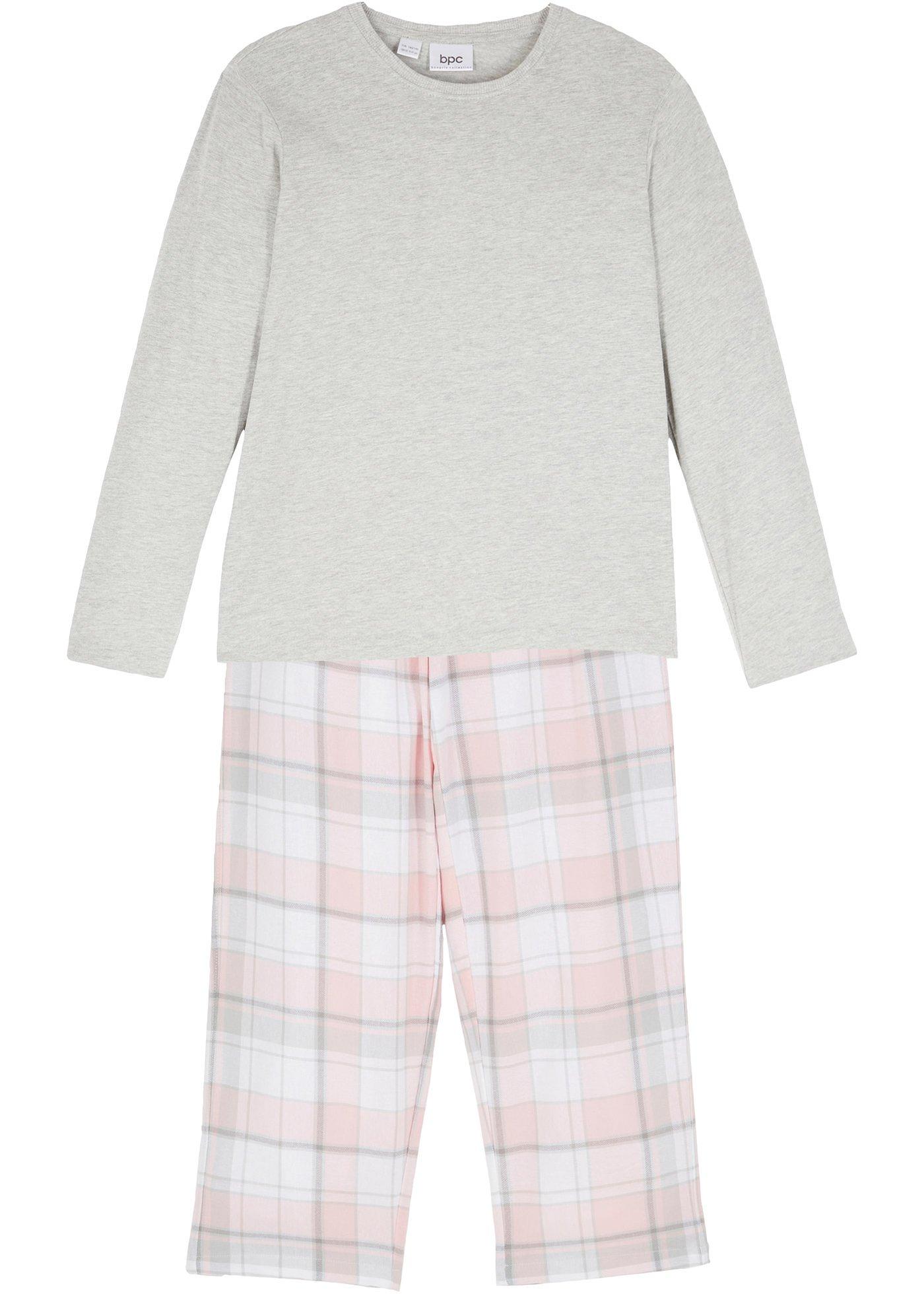 Pyjama fille avec pantalon en flanelle (Ens. 2 pces.)