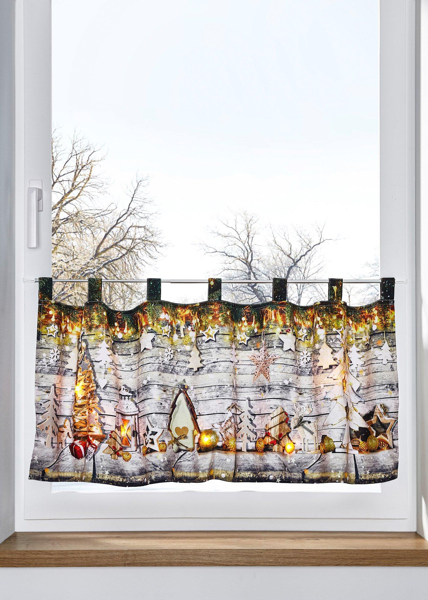 Brise-bise à LED imprimé hivernal