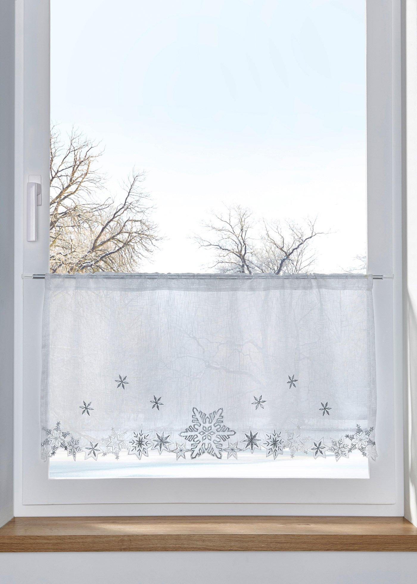 Brise-bise avec broderie