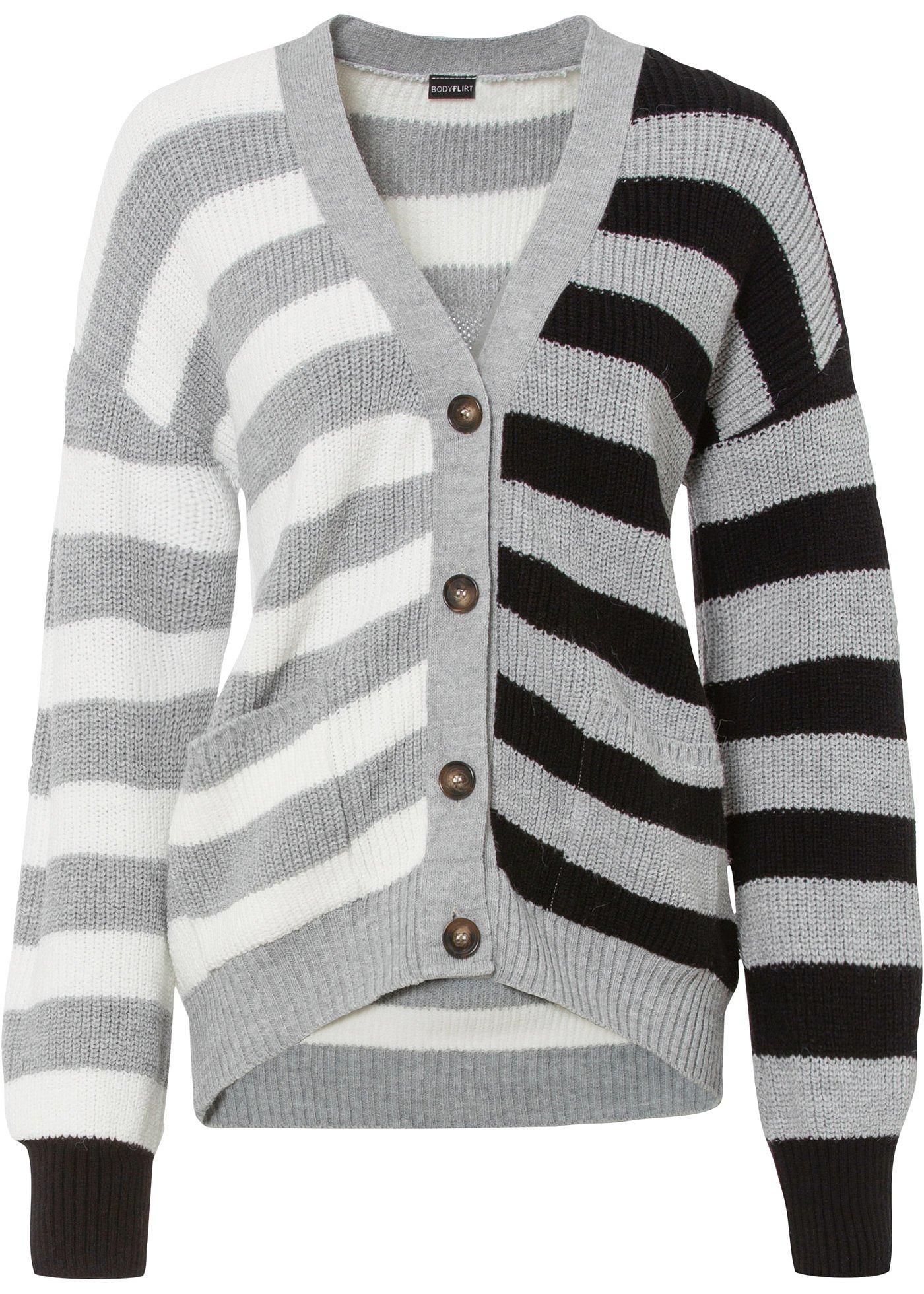 Gilet en maille rayé